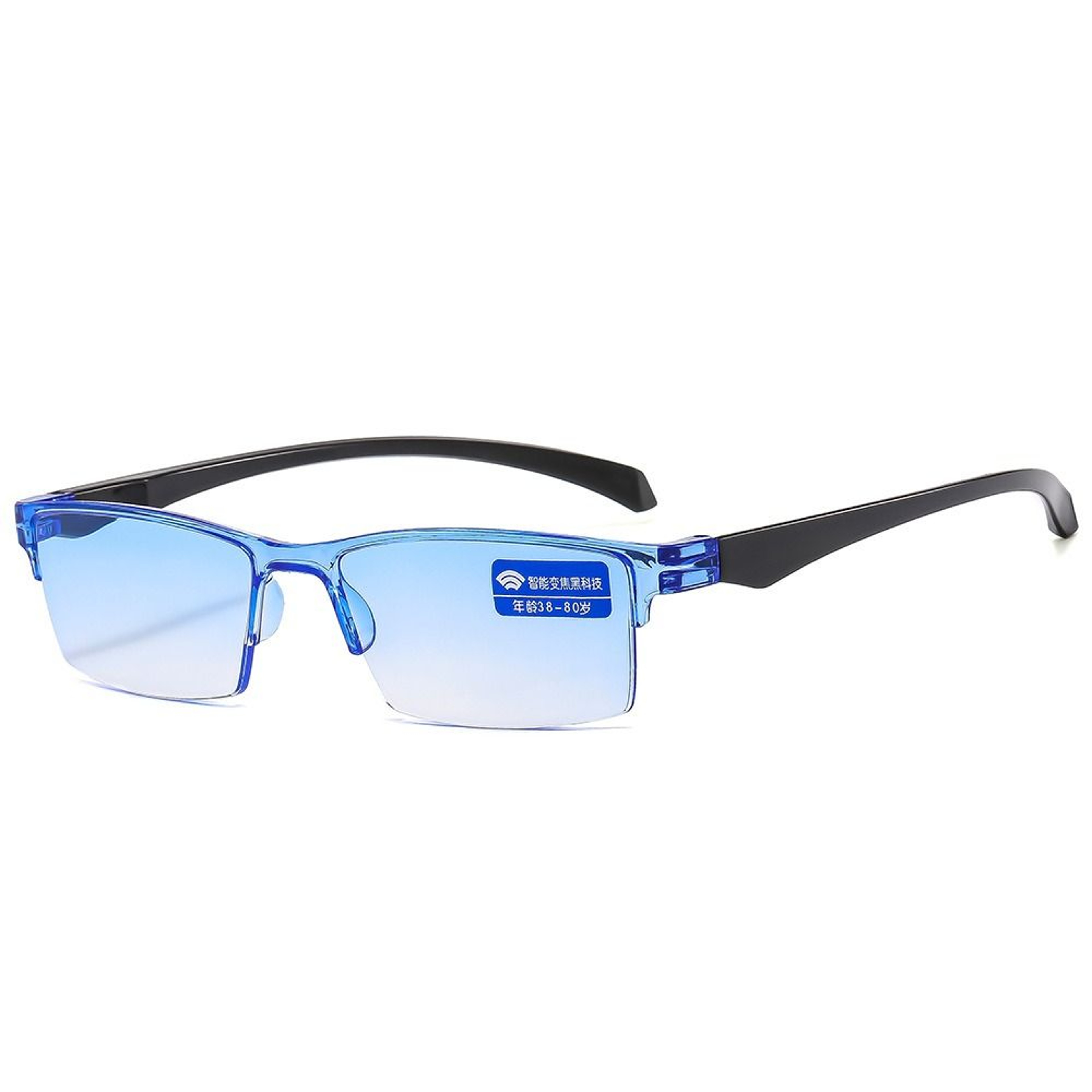 Smart Automatic Zoom Eyeglasses For Men And Women AntiBlue Light Frameless Optical Computer Eyewear