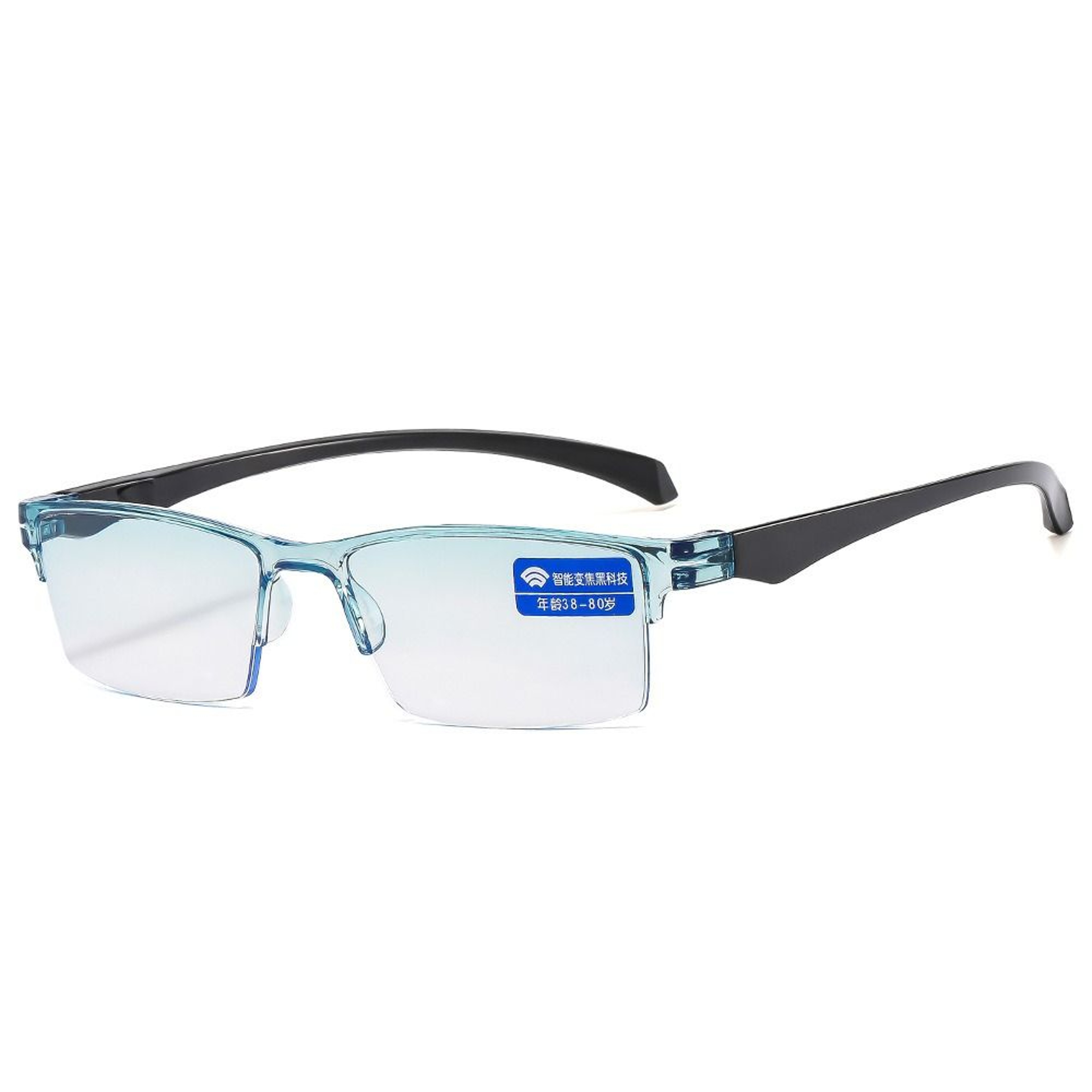 Smart Automatic Zoom Eyeglasses For Men And Women AntiBlue Light Frameless Optical Computer Eyewear
