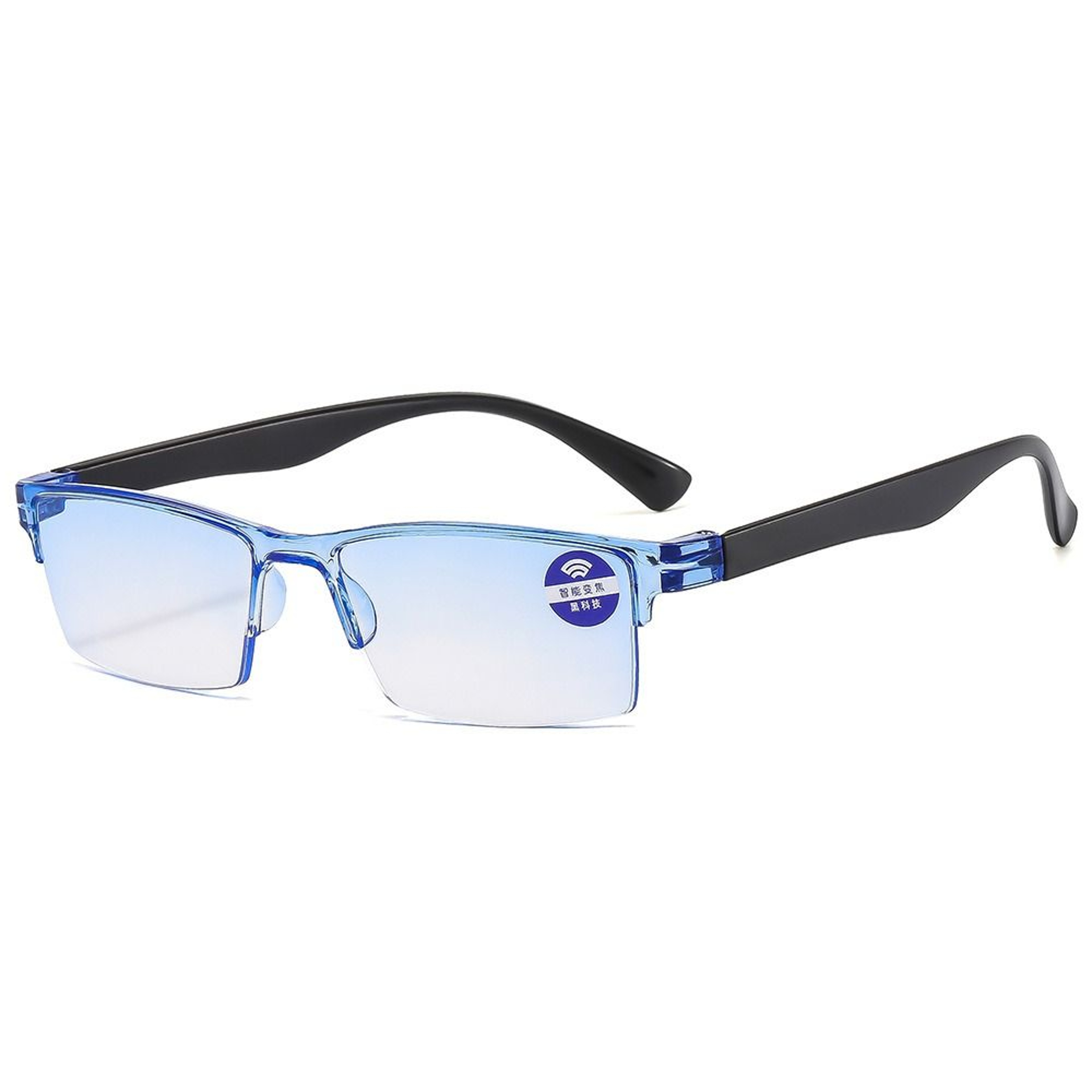 Smart Automatic Zoom Eyeglasses For Men And Women AntiBlue Light Frameless Optical Computer Eyewear
