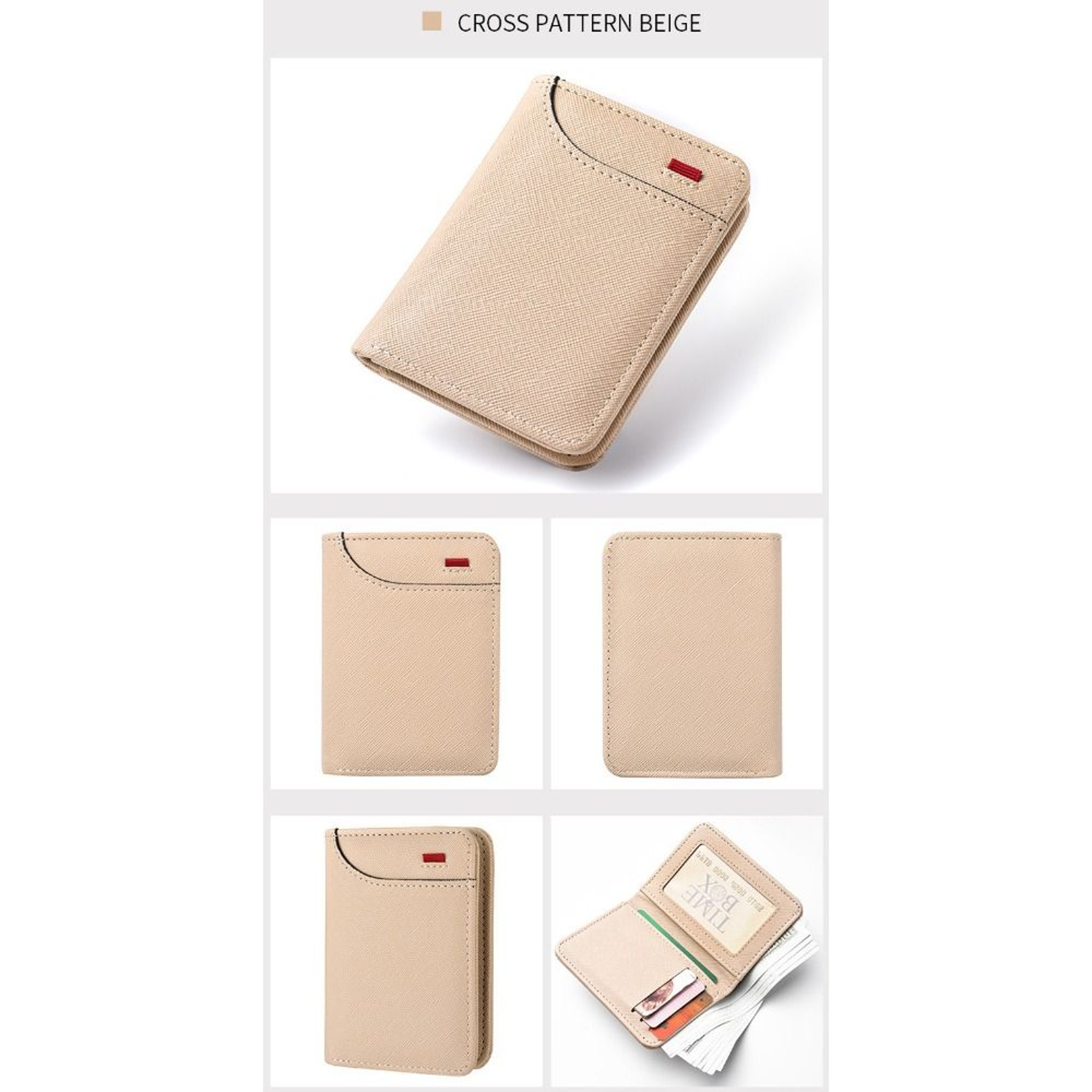 Multiple Pockets Mens Soft PU Leather Wallet Vintage Thin Card Holder 4