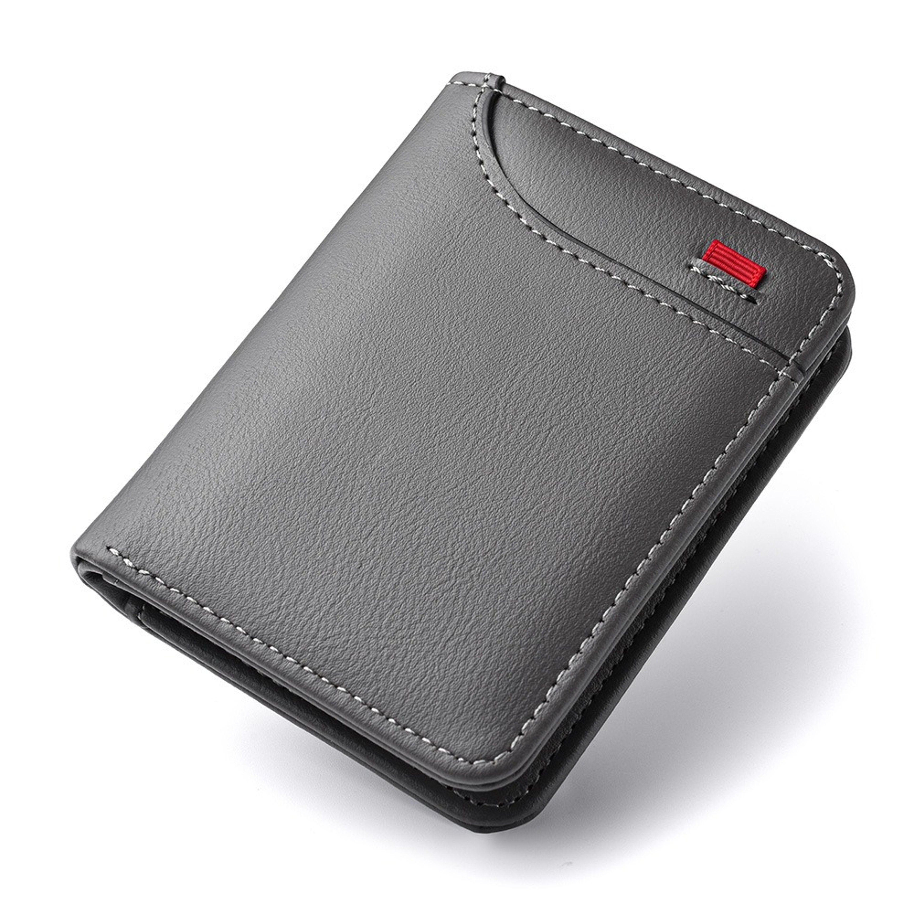 Multiple Pockets Mens Soft PU Leather Wallet Vintage Thin Card Holder 6