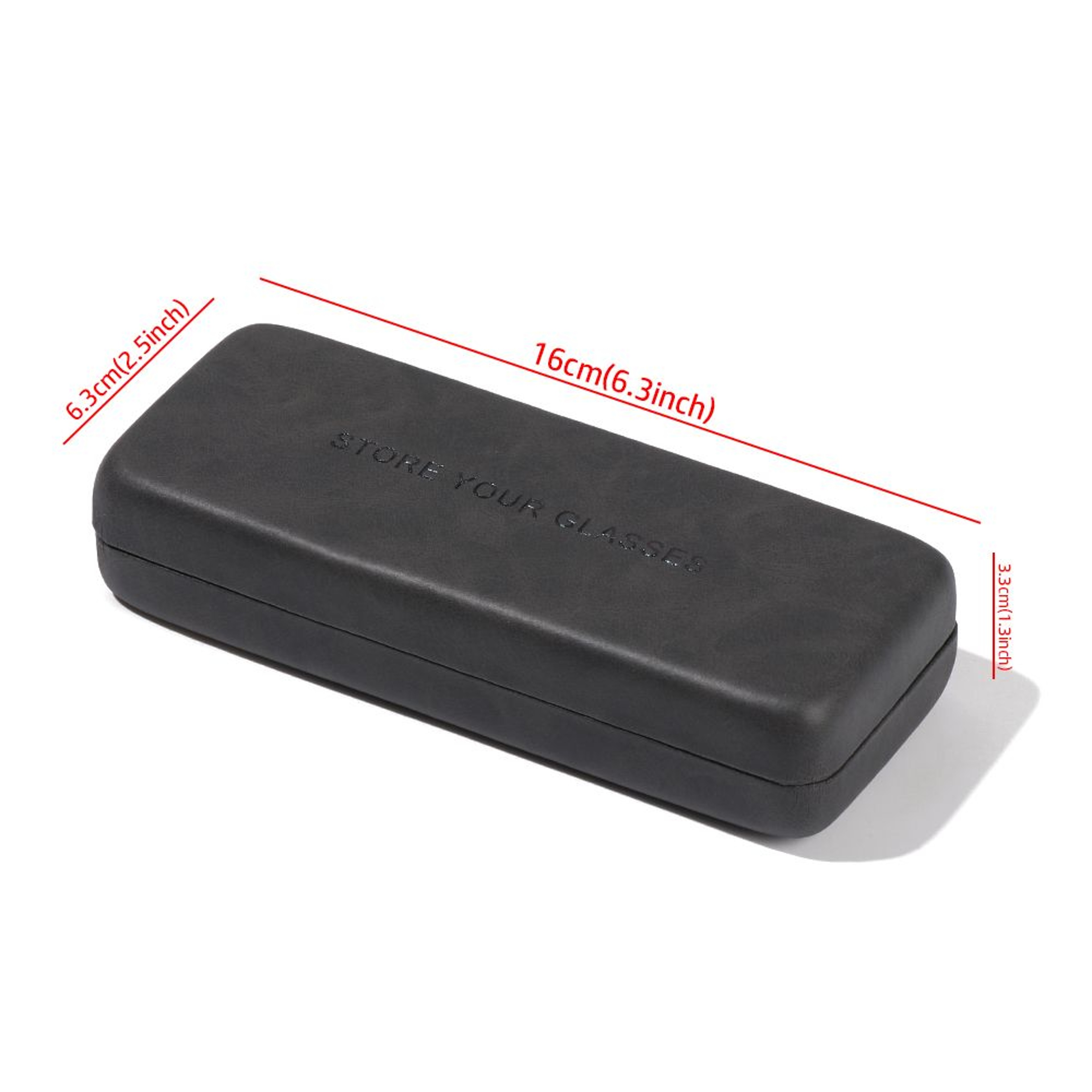 Portable Retro Steel Leather Glasses Case Waterproof Hard Eyeglass Case Spectacle Case For Men Wome 3