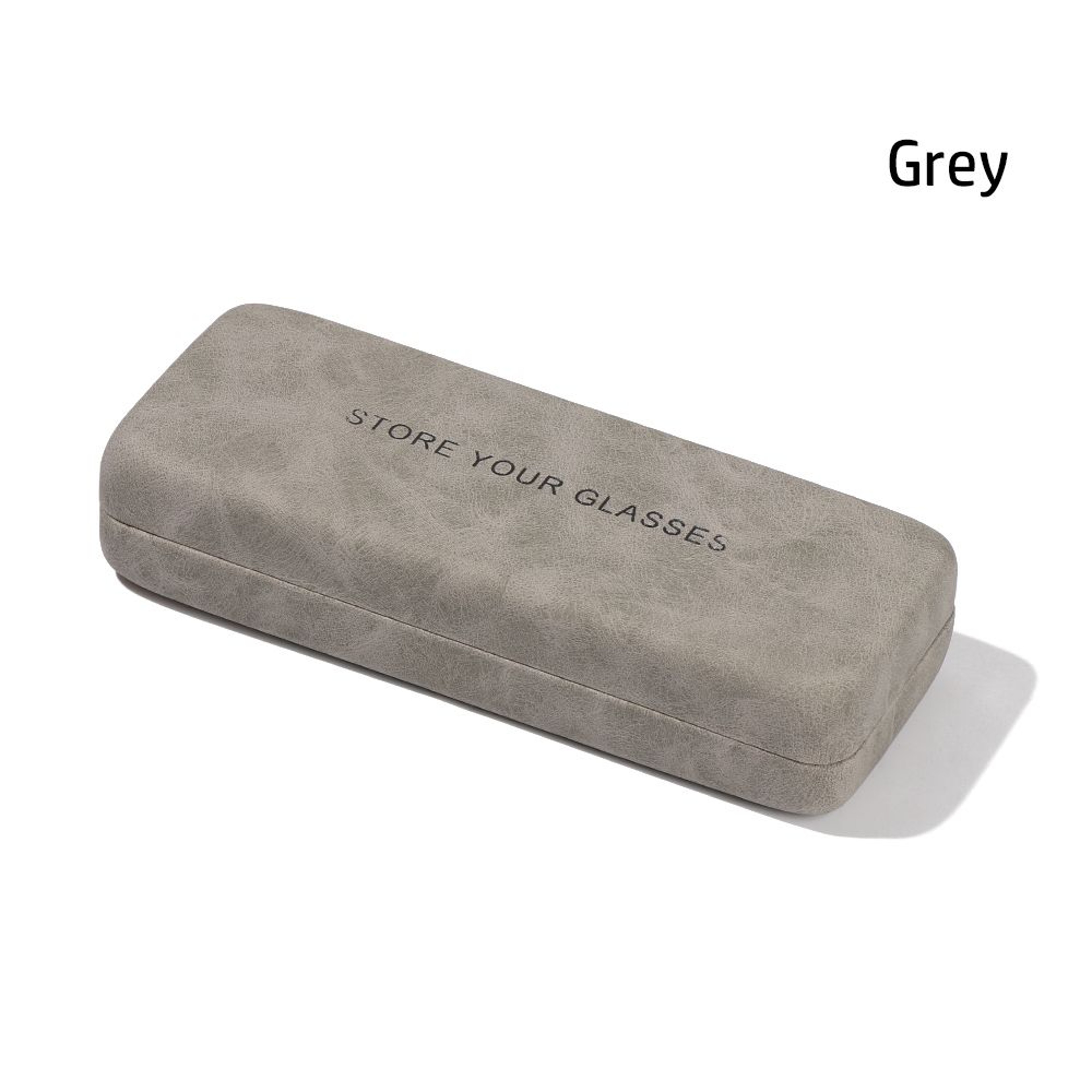 Portable Retro Steel Leather Glasses Case Waterproof Hard Eyeglass Case Spectacle Case For Men Wome 9