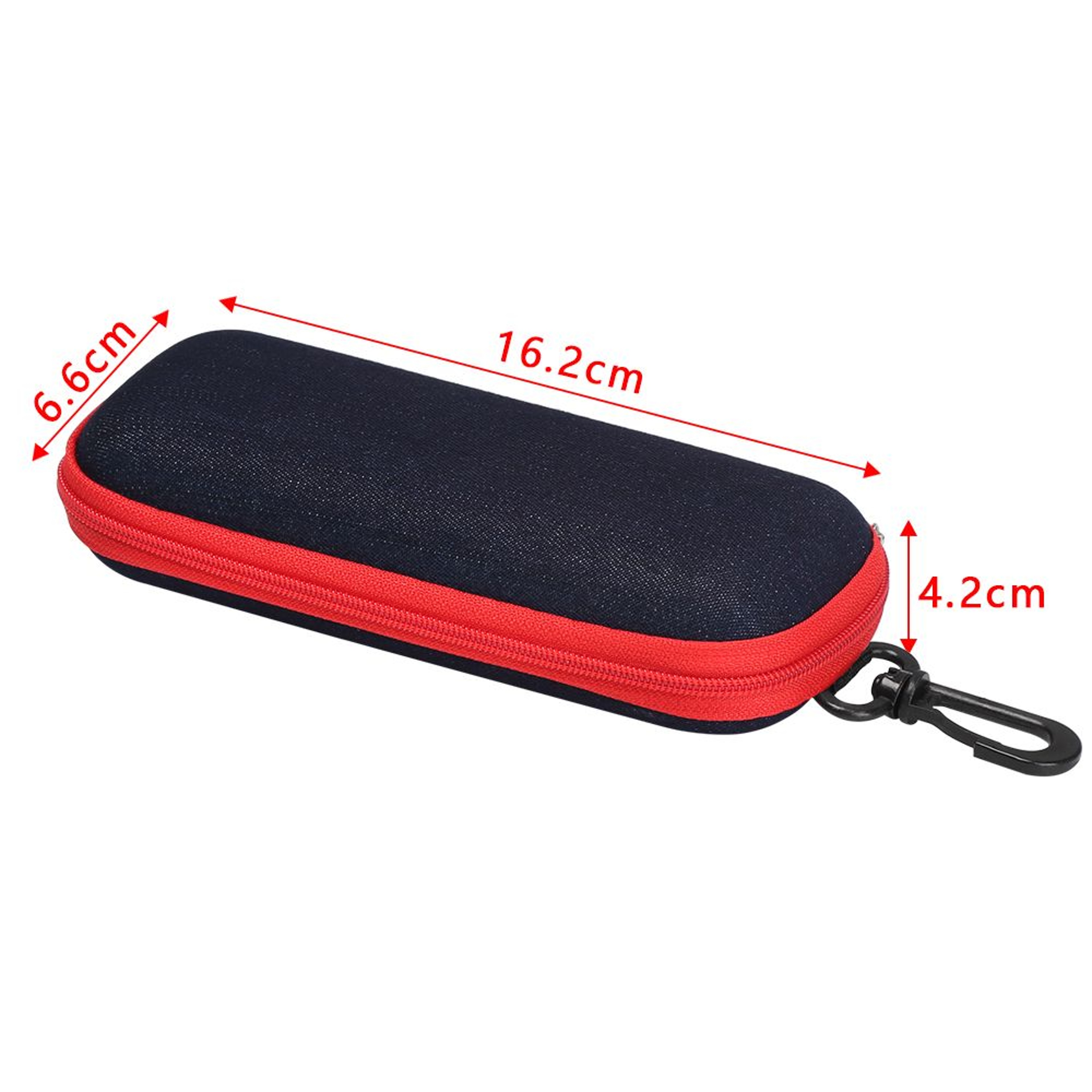 Portable Retro Steel Leather Glasses Case, Waterproof Hard Eyeglass Case, Spectacle Case for Men Women – view 13