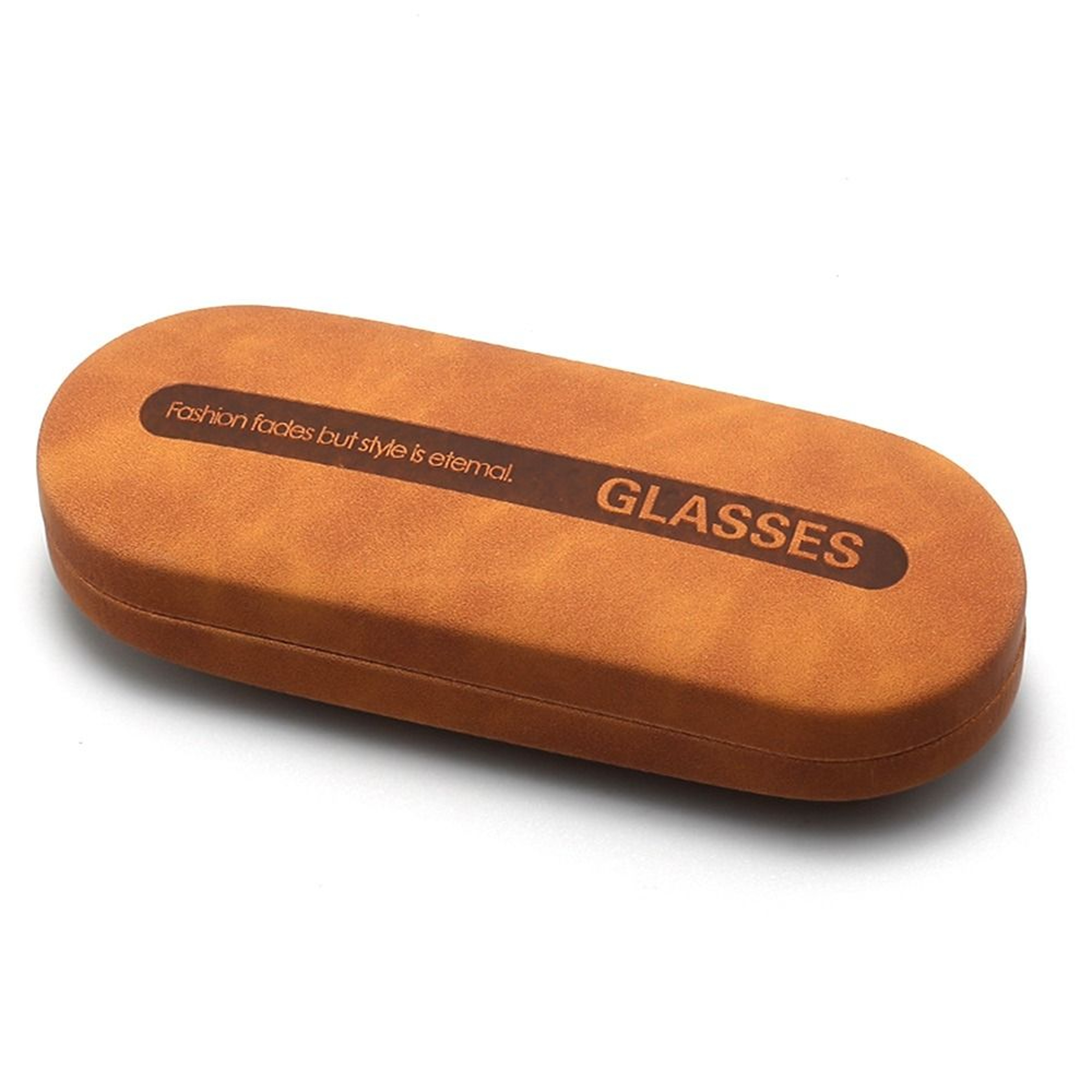 Portable Retro Steel Leather Glasses Case, Waterproof Hard Eyeglass Case, Spectacle Case for Men Women – view 14