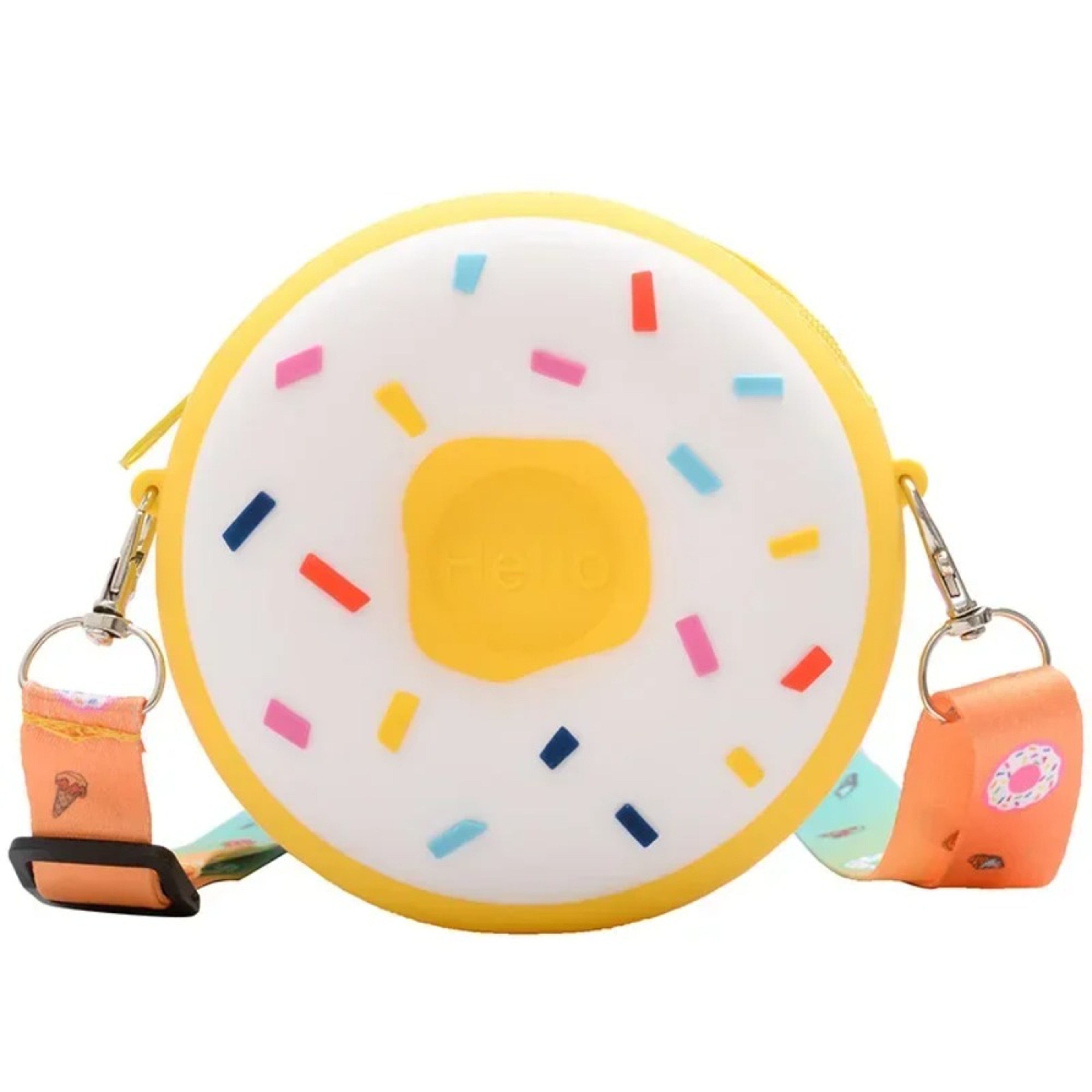 Children Silicone Crossbody Bag Rainbow Donut Small Handbag Baby Girl Adjustable Strap – view 11
