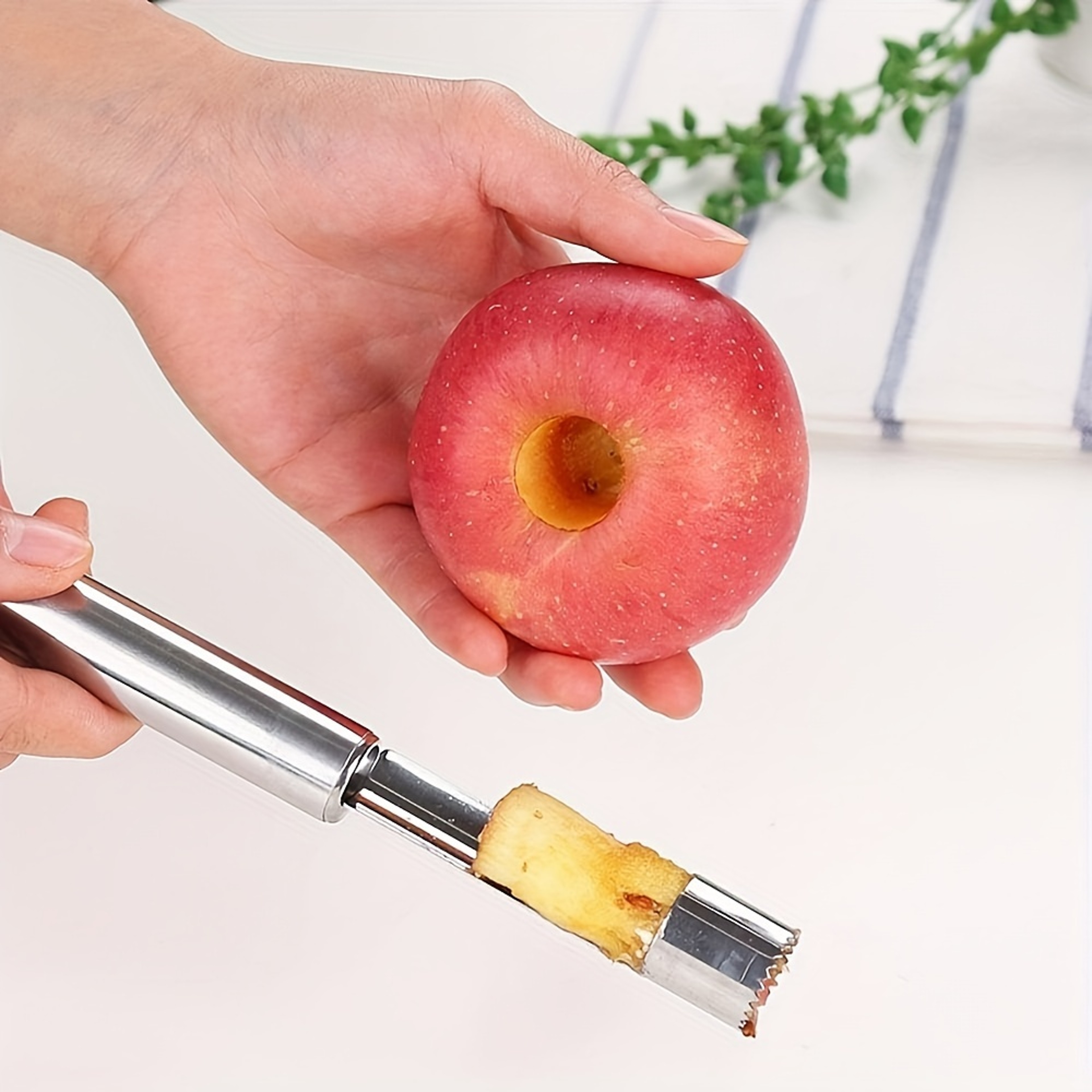 Stainless Steel Fruit Corer Red Dates Apple Pear Corer Fruit Seed Core Remover Slicer Knife Kitchen 0