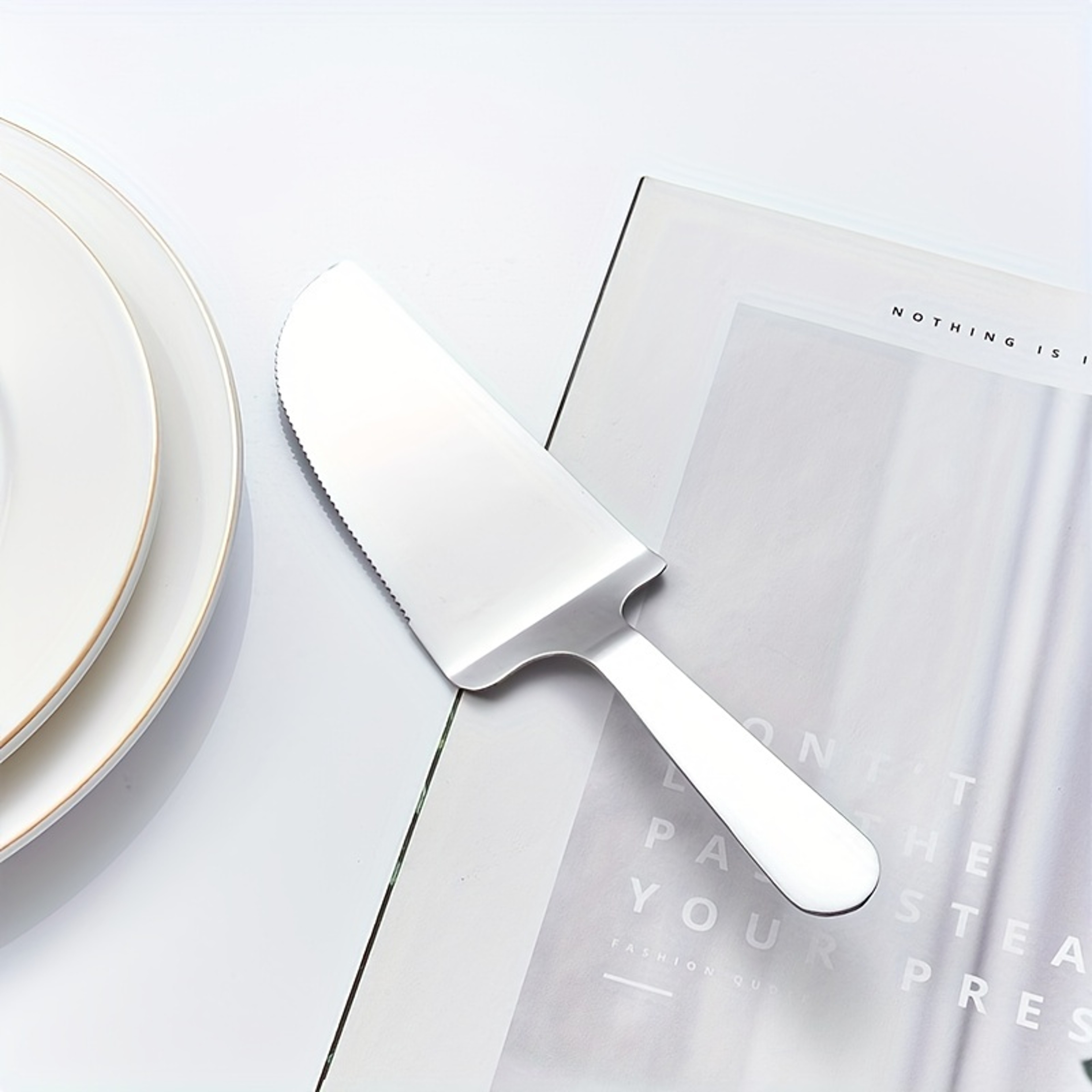 Stainless Steel Cake Shovel Knife Pie Pizza Cheese Server Cake Divider Knives Bread Shovel Baking T 2