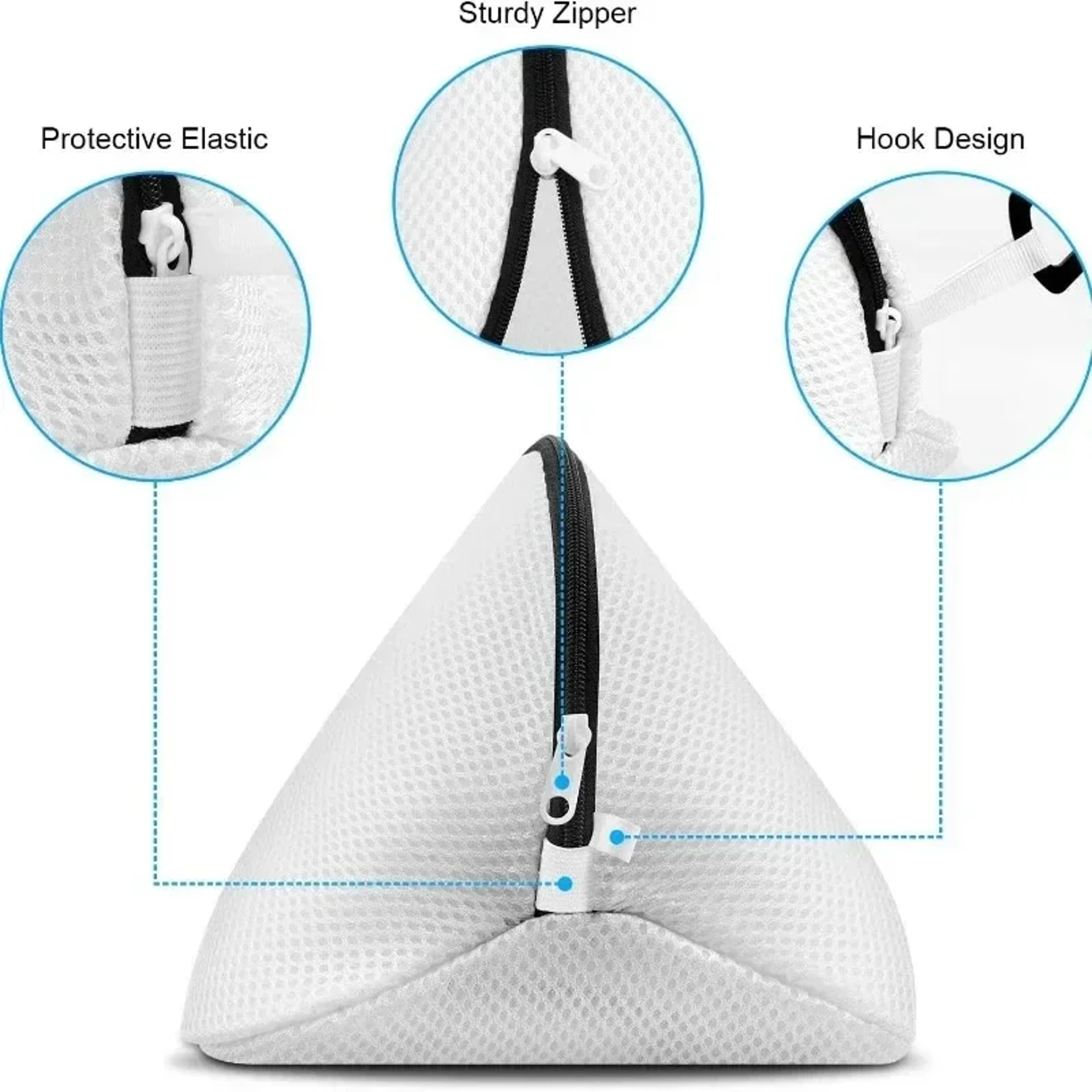 Mesh Laundry Bag For Shoes Travel Shoe Storage Bag Protective Clothes Organizer Box With Zip For Wa 2