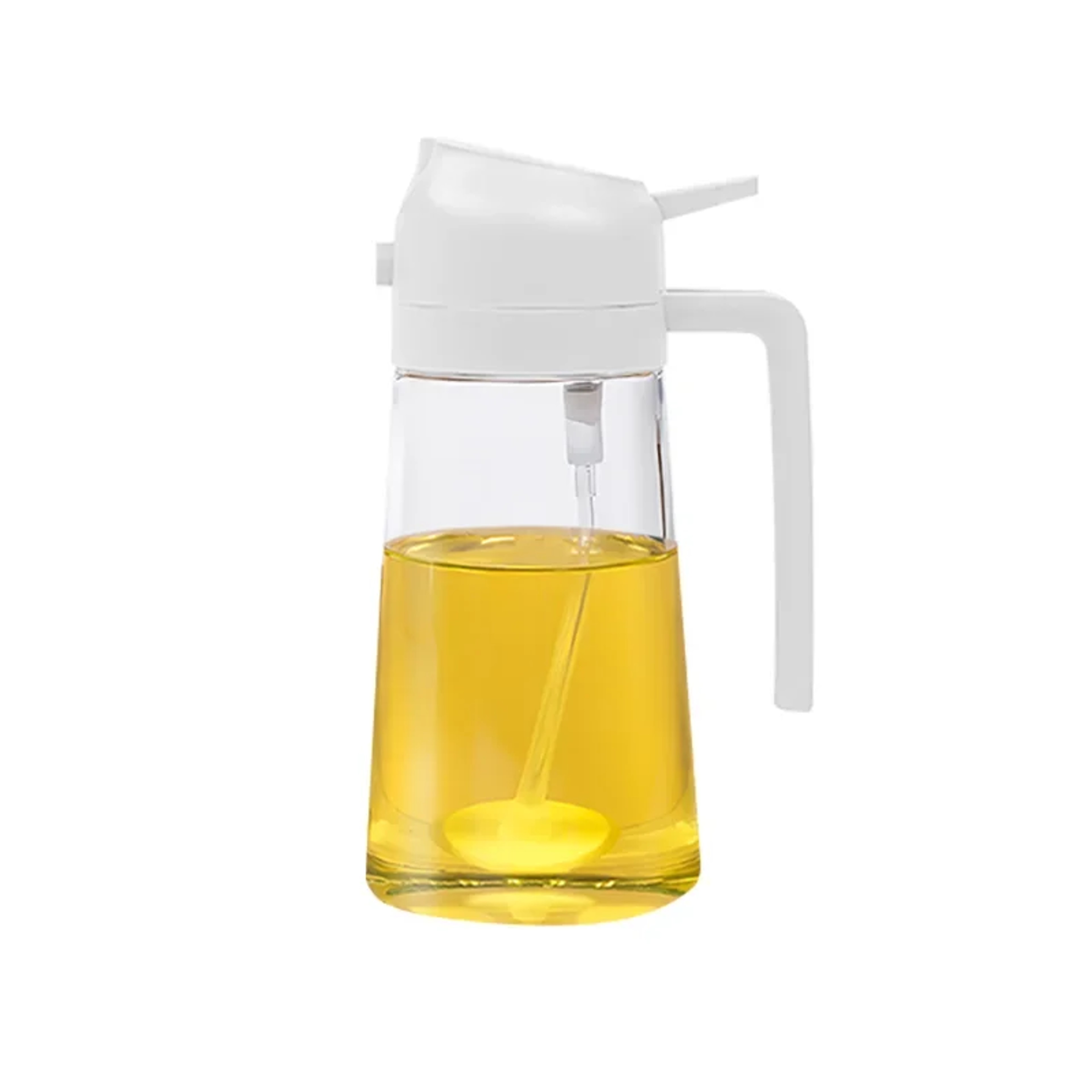 Dualpurpose Camping BBQ Baking Tool Glass Oil Spray Bottle With Pour Spout Nozzle Olive Dispenser 7