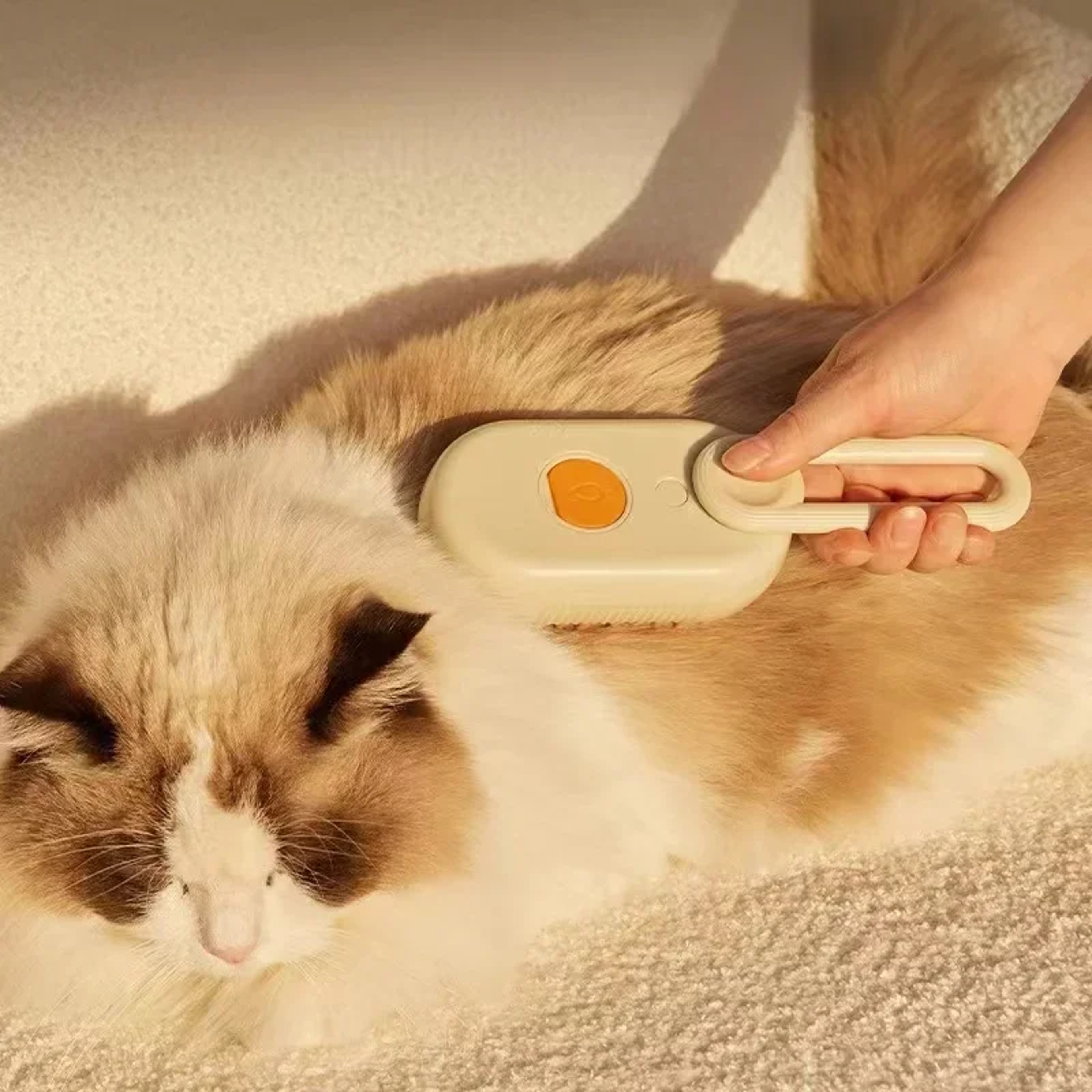 Electric Steam Spray Massage Hair Removal Comb for Dog Hair, Cat Hair, Anti-Flying Pet Cleaning Brush – view 2