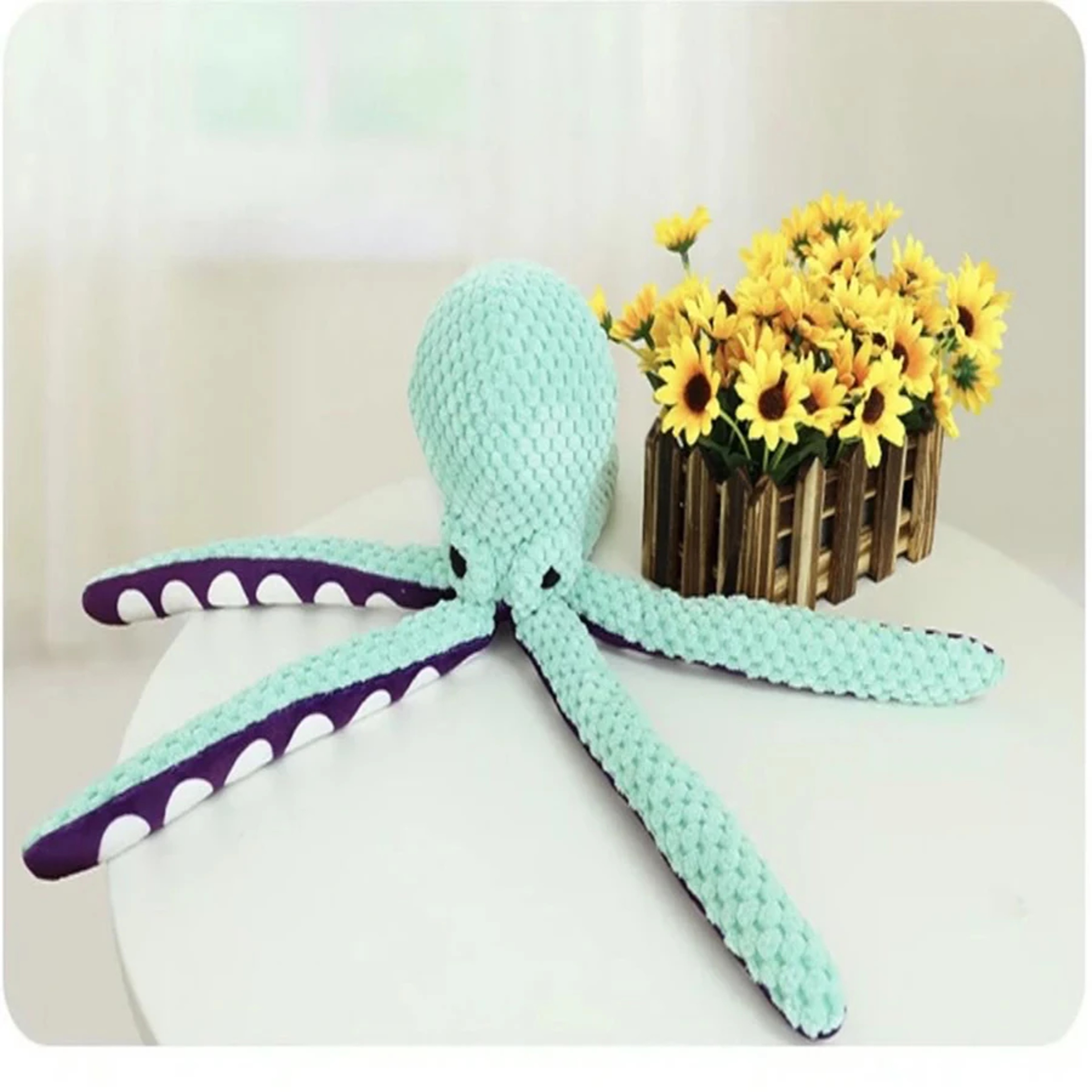 Plush Octopus Interactive Pet Toy, Dog Pet Boring Companion Toy for Big and Small Dogs – view 4