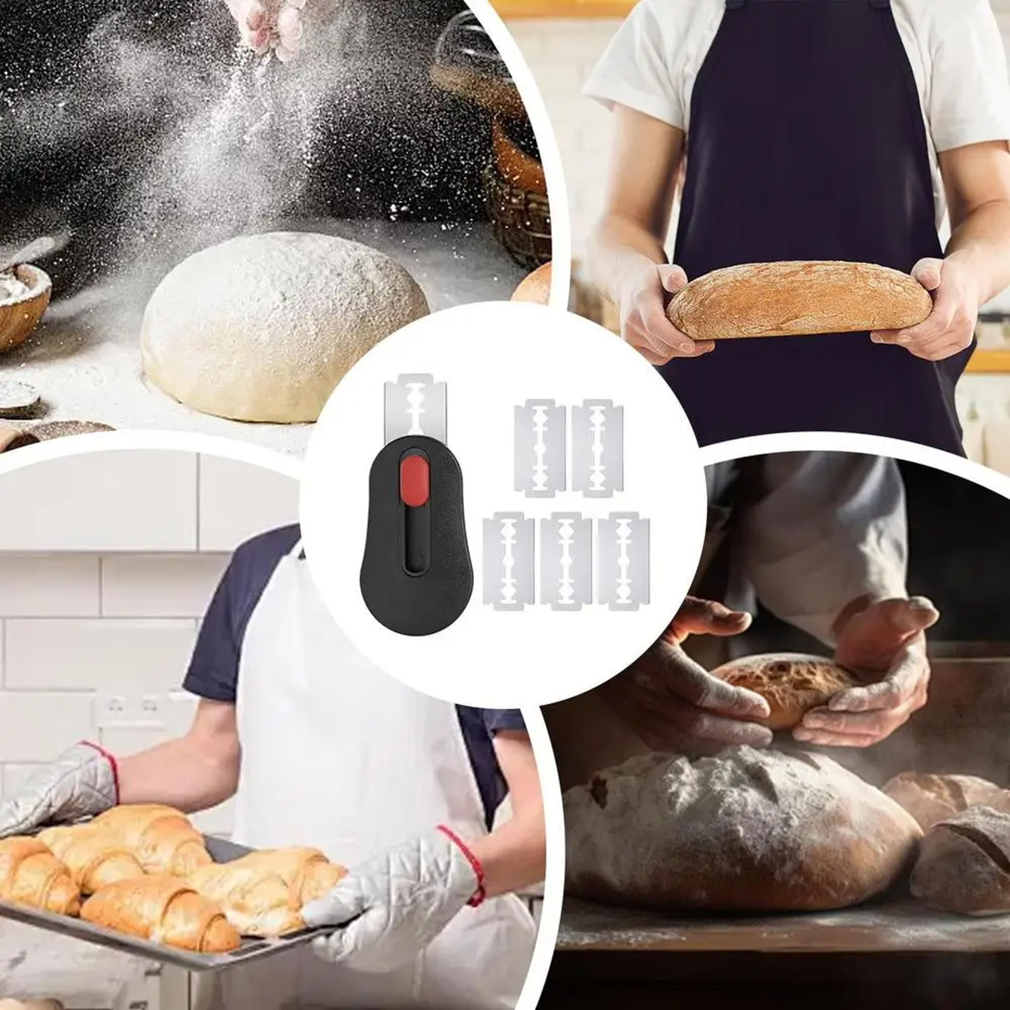 Sourdough Bread Scoring Lame, Bread Slashing Tool, Dough Scoring Knife with 5Pcs Blades, Bakers Lame Kitchen Tool – view 6