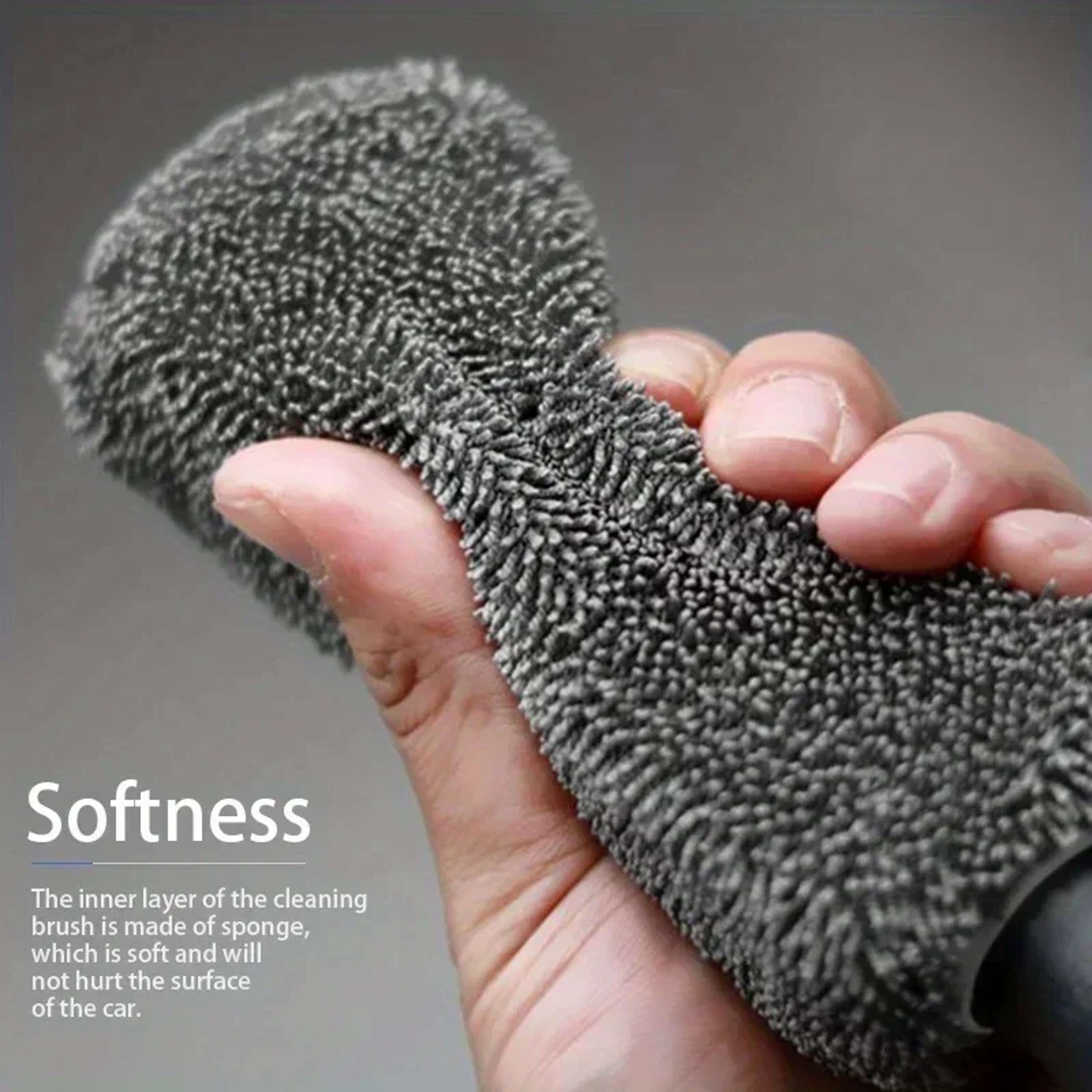Car Wheel Cleaning Tools, Car Cleaning Tools Tire Rim Brush with Durable Plastic Handle – view 4