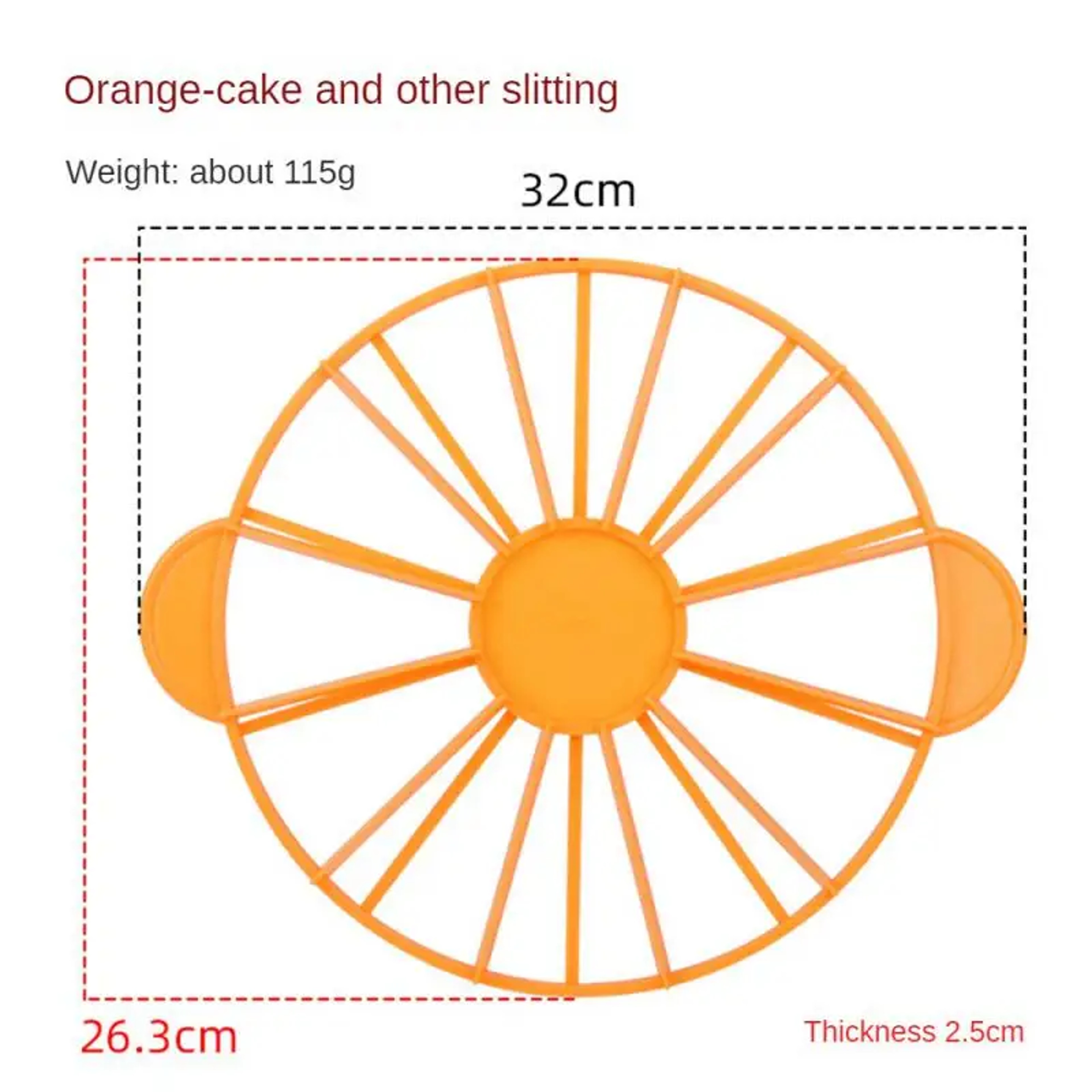 Round Cake Mousse Divider Equal Portion Cutter Slice Marker Household Kitchen Utensils For Baking C 5