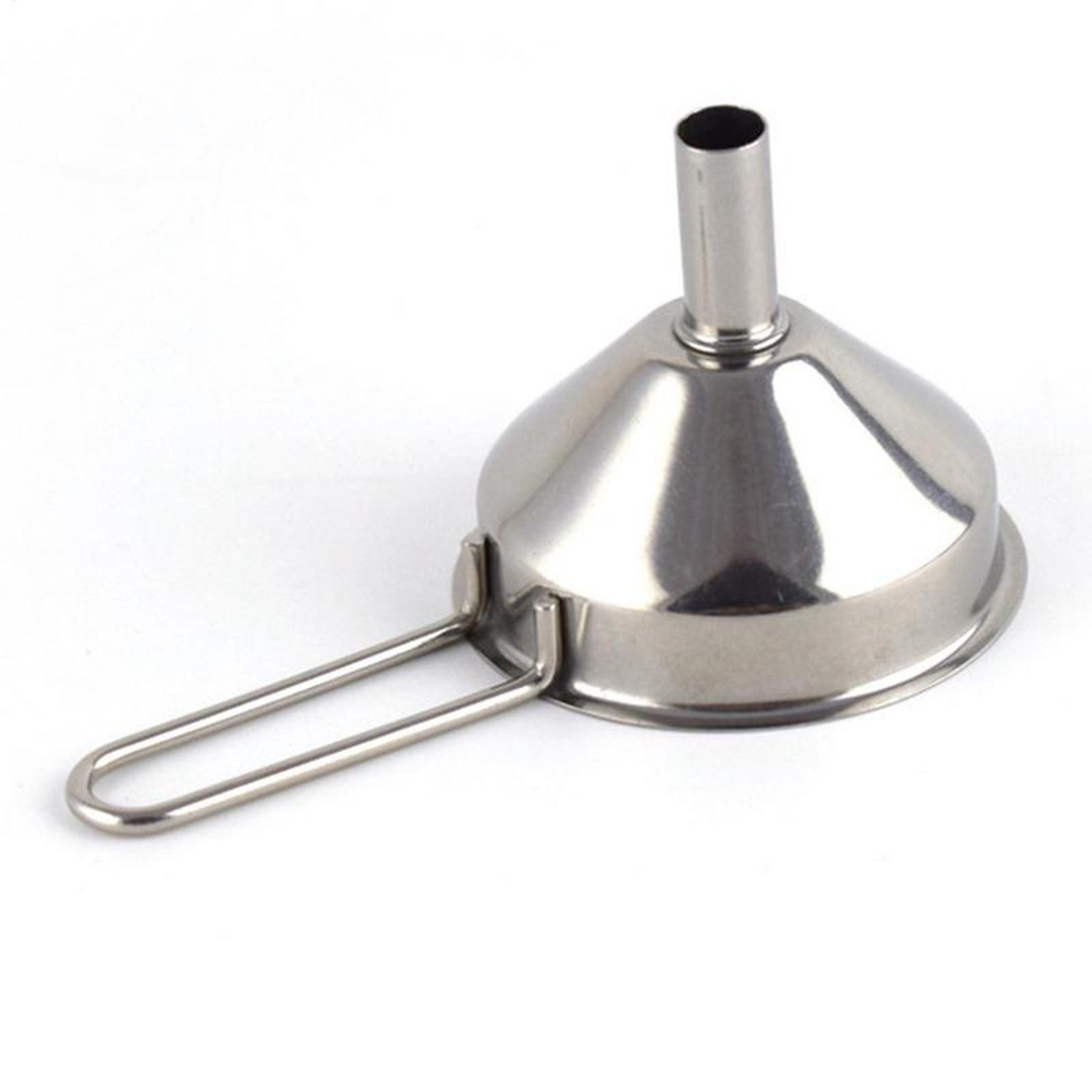 Stainless Steel Mini Funnel for Cooking Oil, Food-Grade Oil Filling Funnel with Handle – view 6