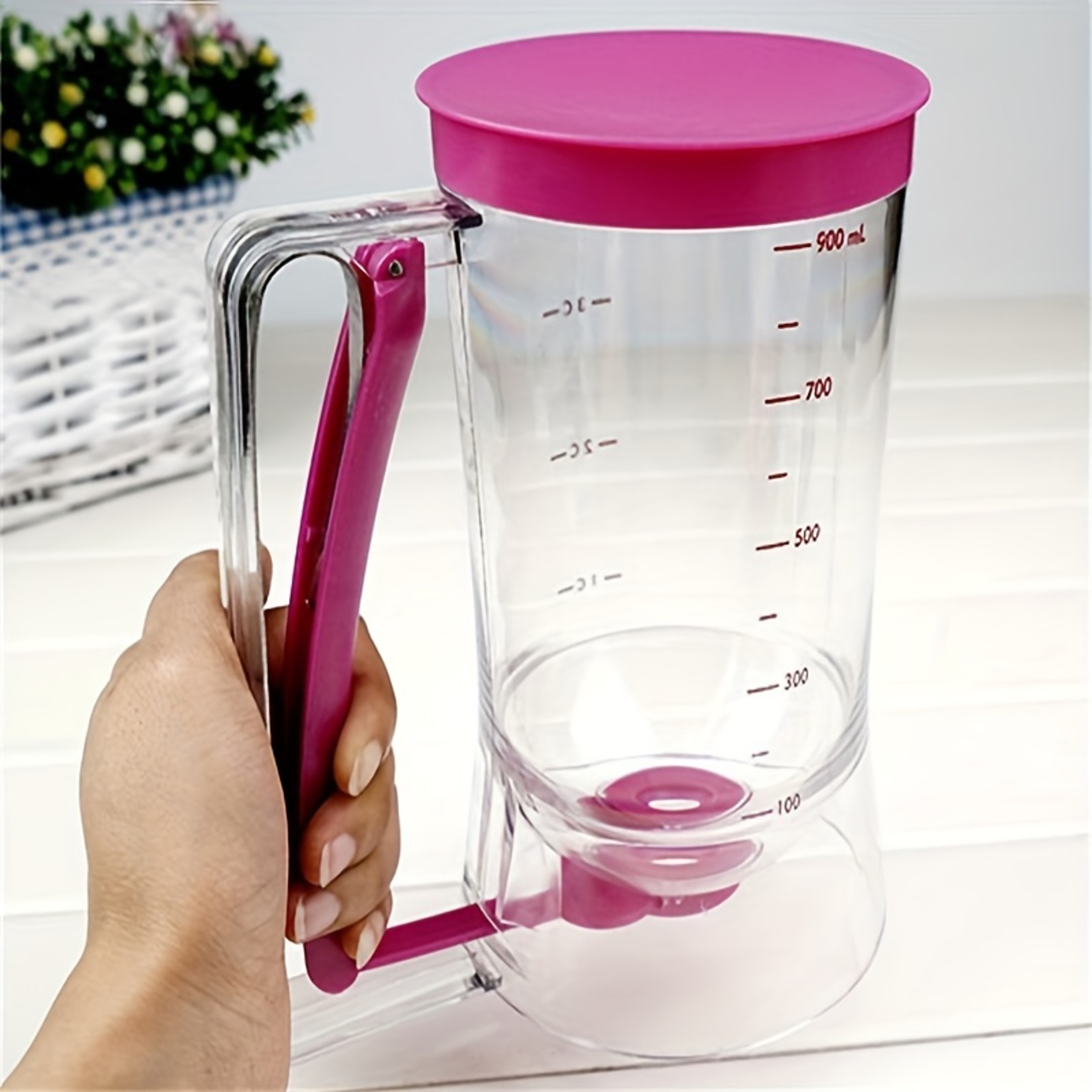 Hand-held Batter Dispenser, Graduated Funnel for Pancakes, Cupcakes, and Cakes – view 6