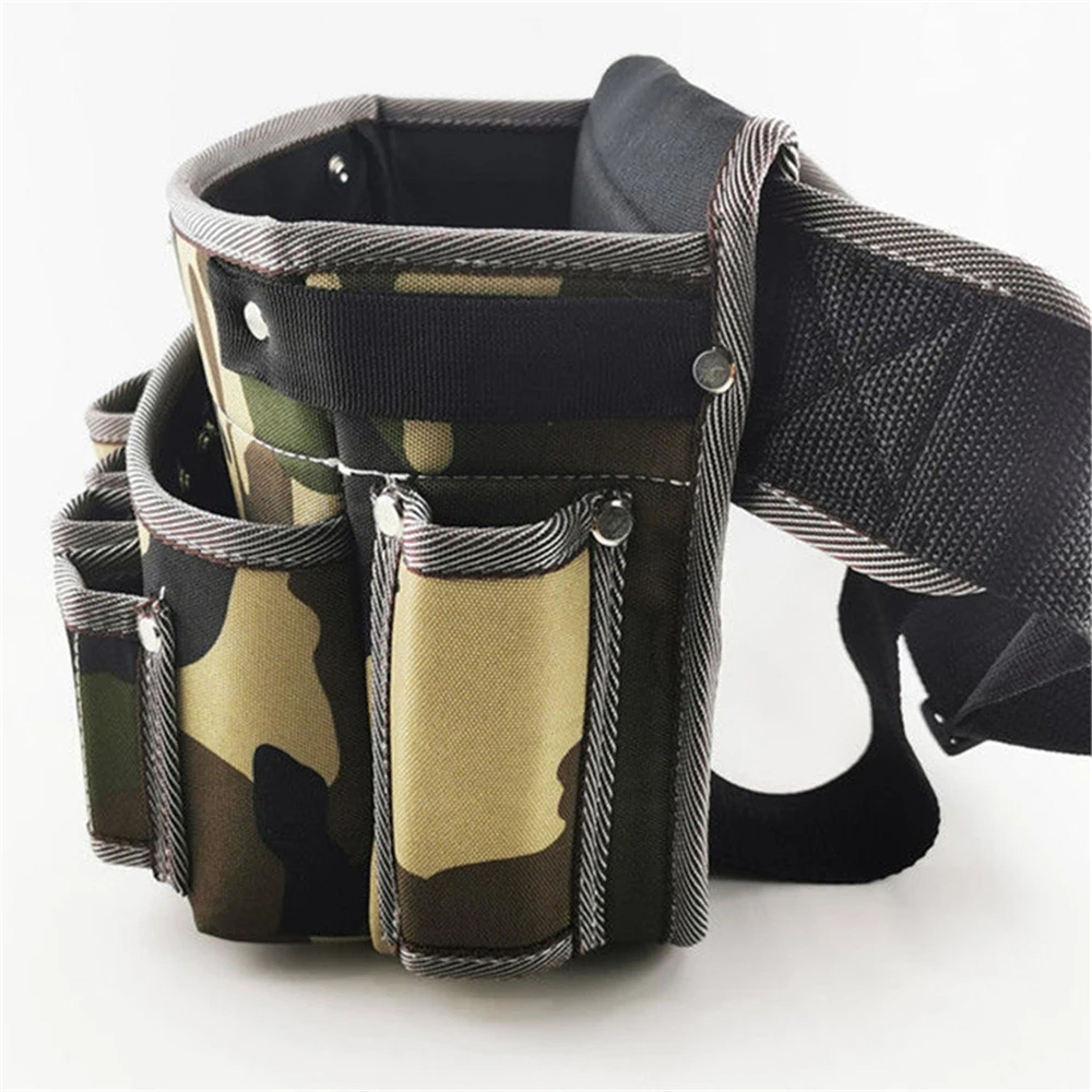 Durable Oxford Cloth Waist Bag, Multifunctional Tool Bag for Woodworking, Electricians Decoration – view 4