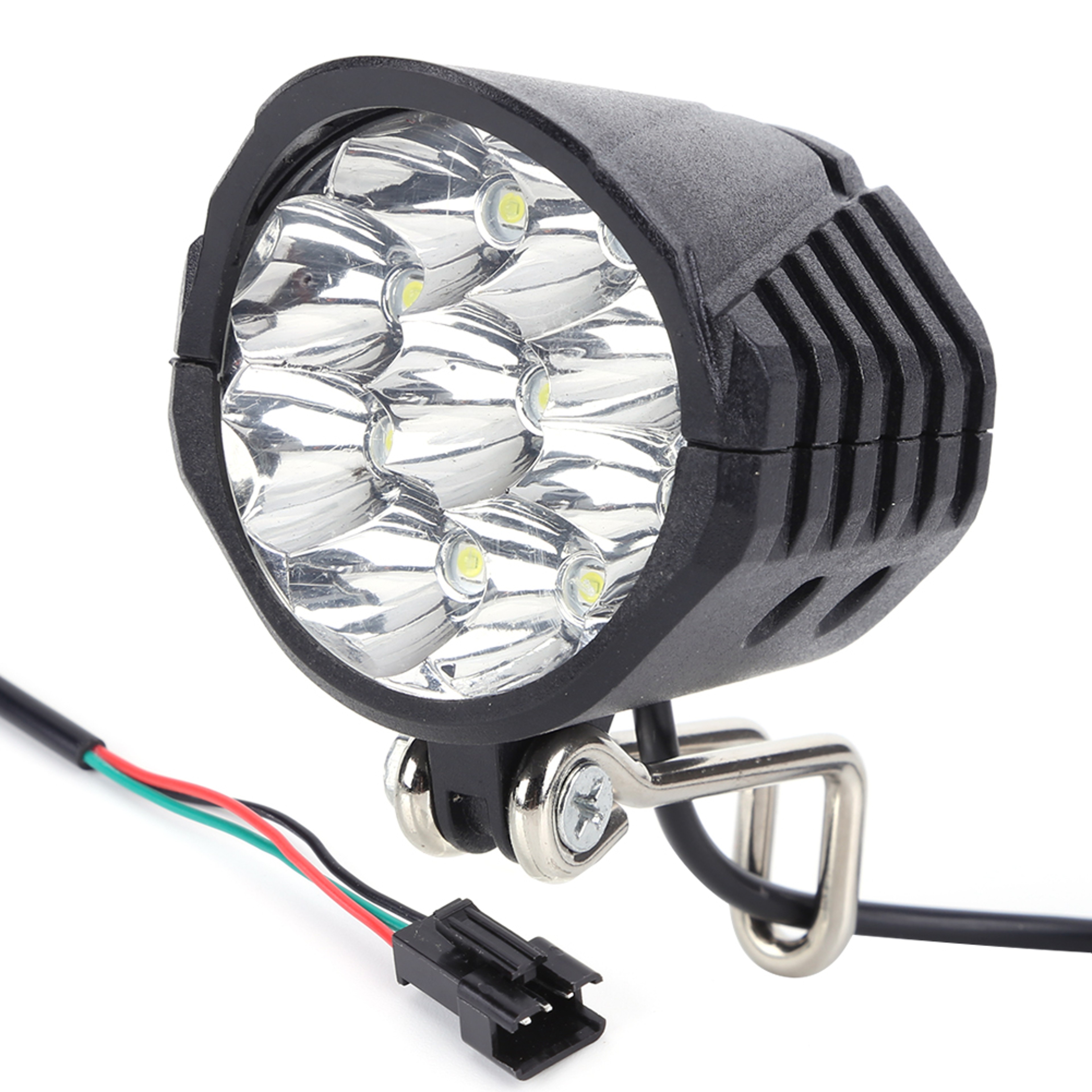 EBike Horn Light Headlight With Horn And Light Switch For Electric Scooter Bicycle Safety 5