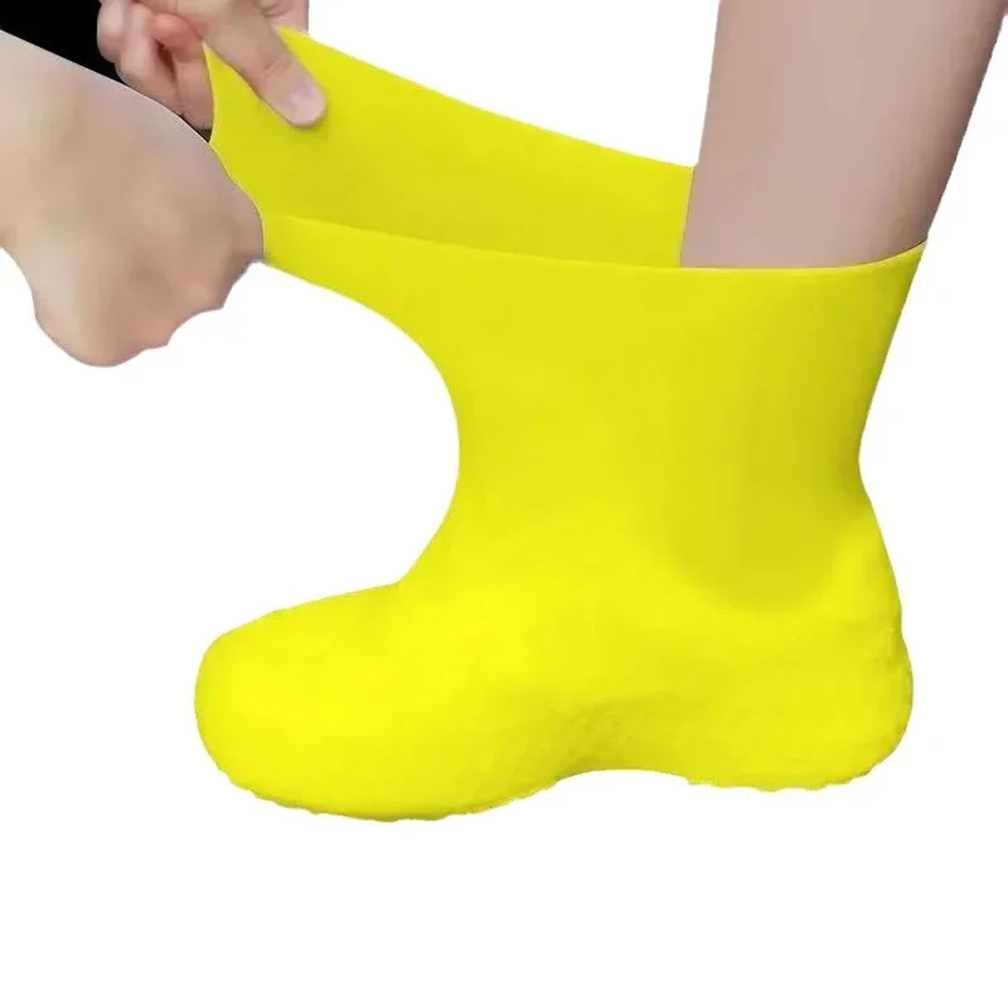 Silicone Waterproof Shoe Covers Rubber Rain Gear For Outdoor Protection 1