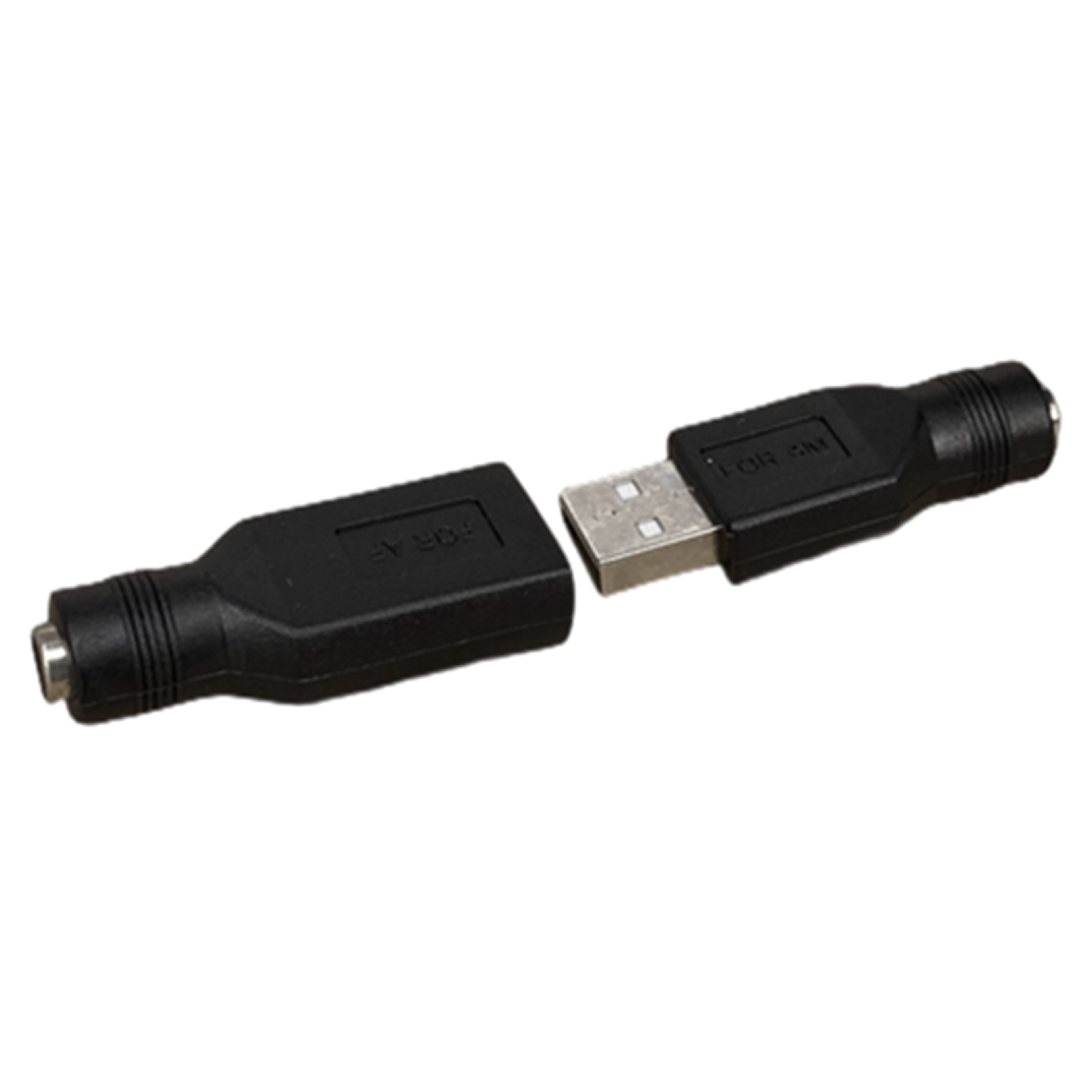 Black Color Female Jack To USB Male Plug Power Connector For Laptop 2