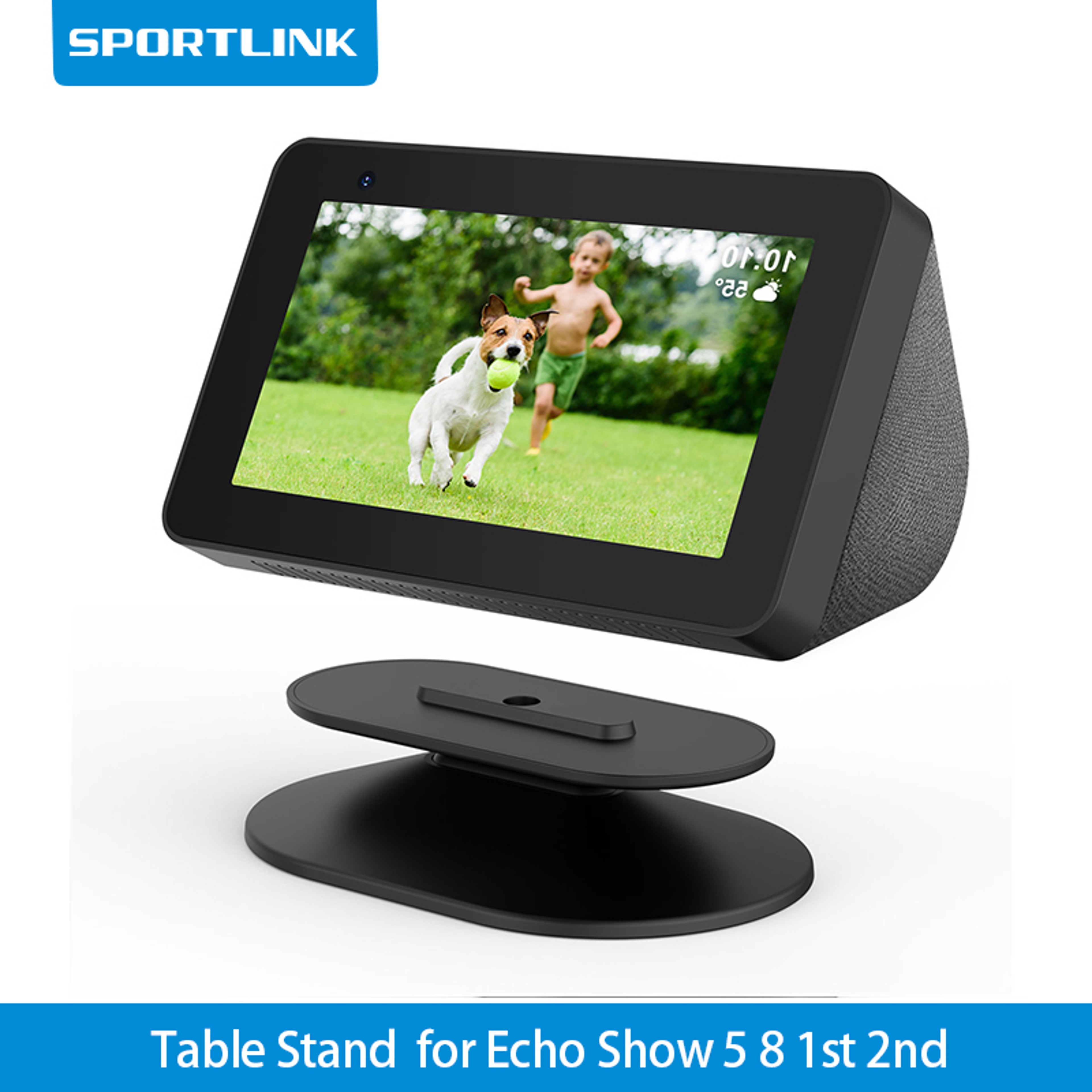 Table Holder For Echo Show Adjustable Tilt Magnetic Stand AntiSlip Base Accessories 0
