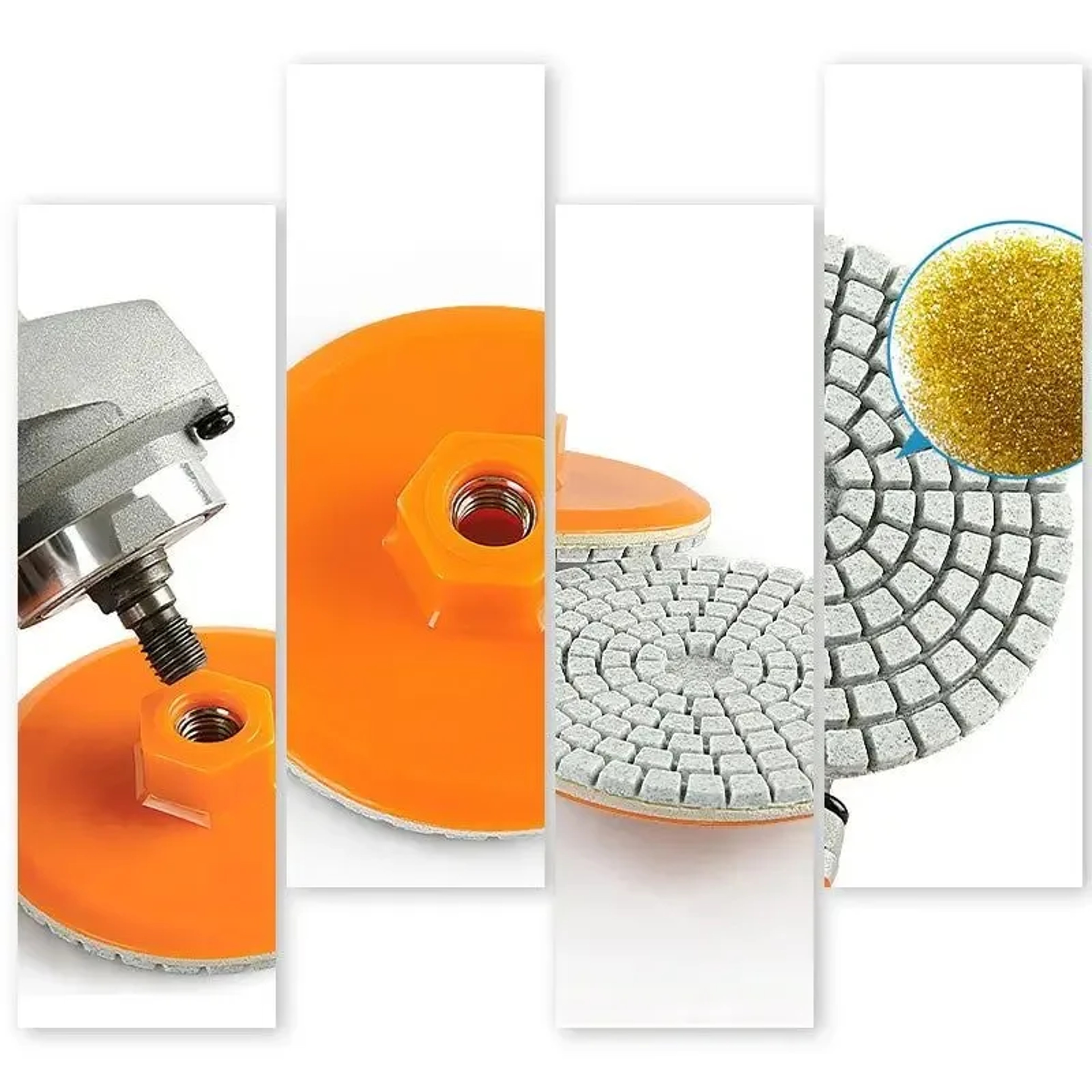 Ceramic Tile Trimming Polishing Disc for Angle Grinder, Dry Polishing for Marble and Quartz Stone – view 5