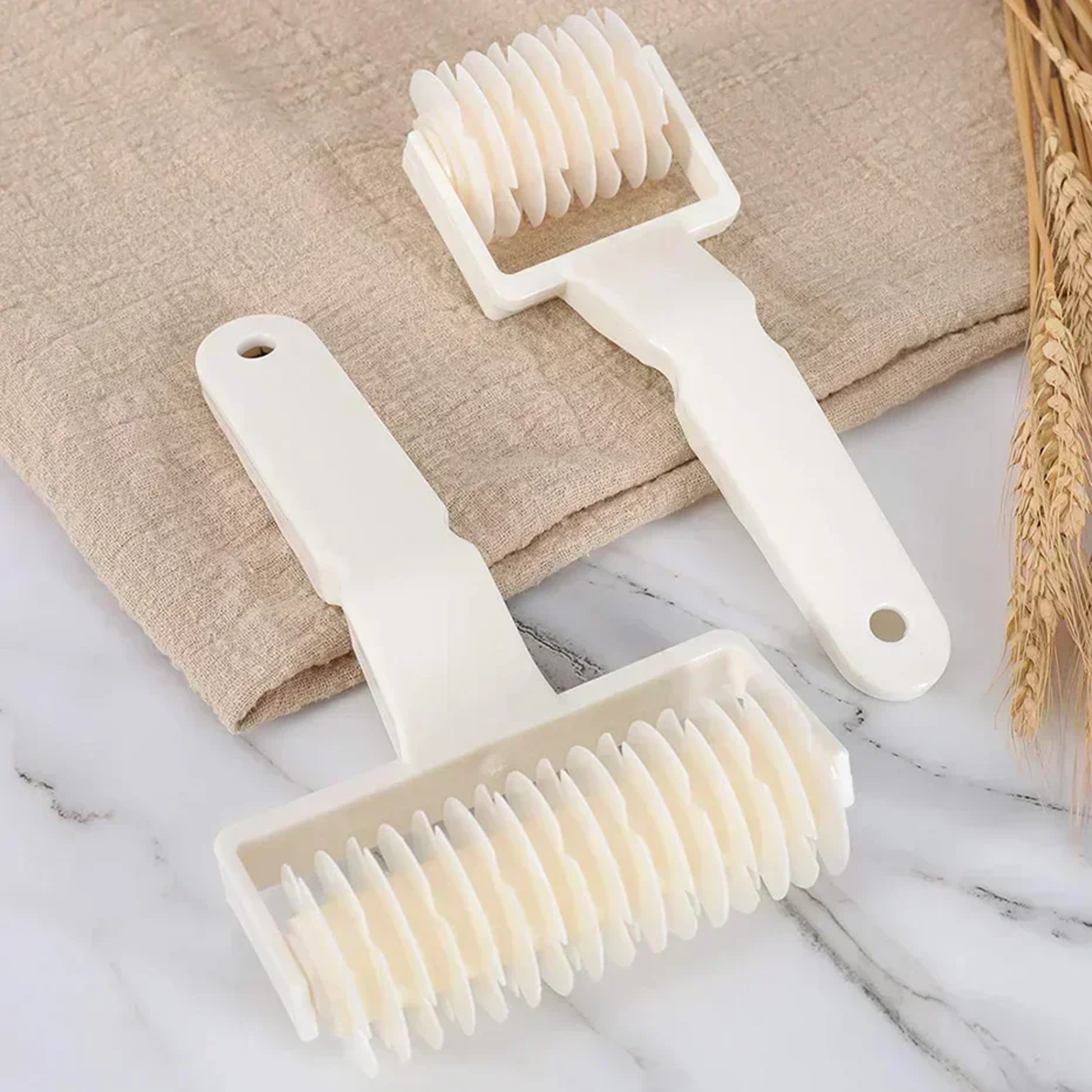 Dough Lattice Roller Cutter For Pizza Pastry Cutter Pie Craft Net Wheel Knife Reusable Baking Tools 4