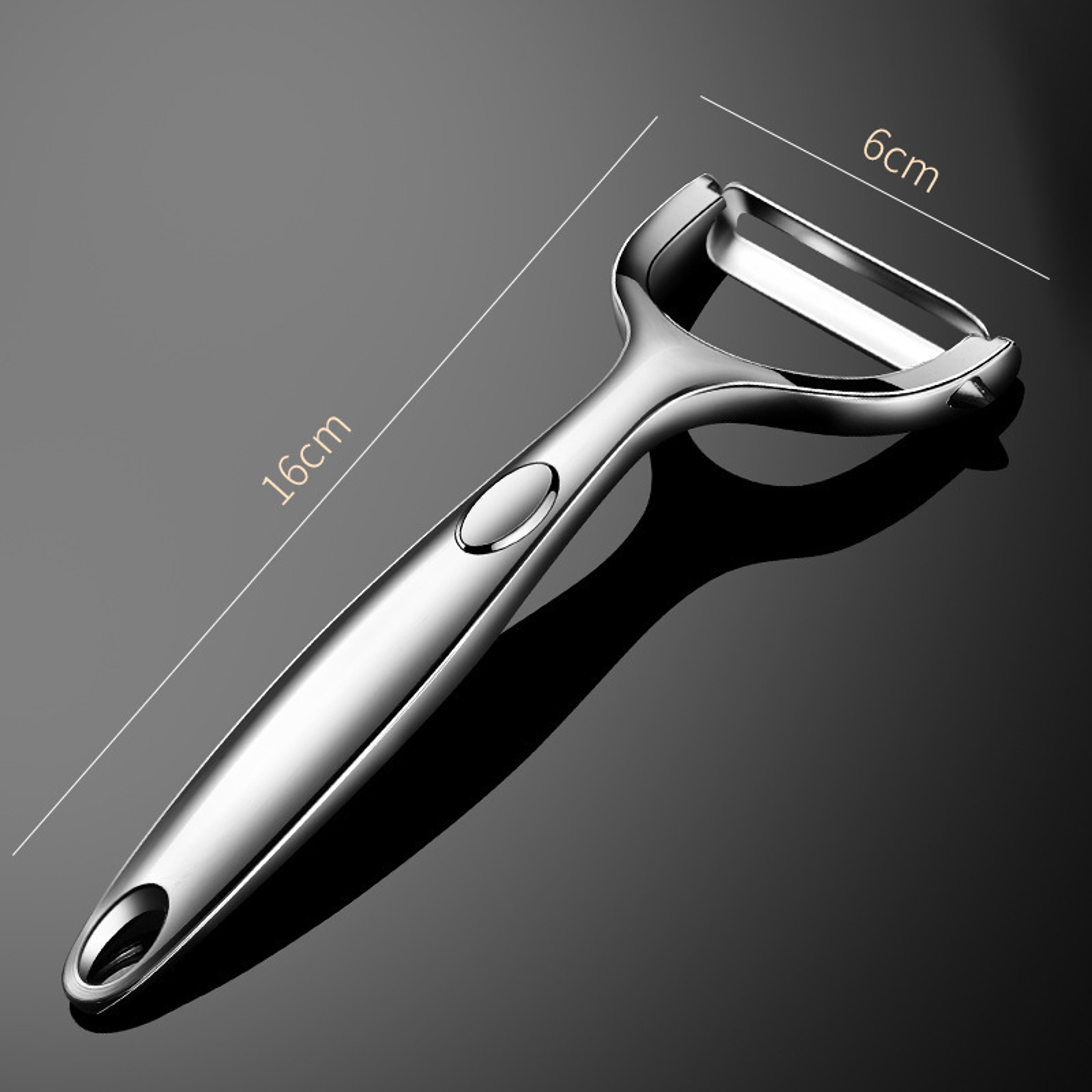 Golden Vegetable Peeler Potato Carrot Peeler Stainless Steel Kitchen Tool With NonSlip Handle 7