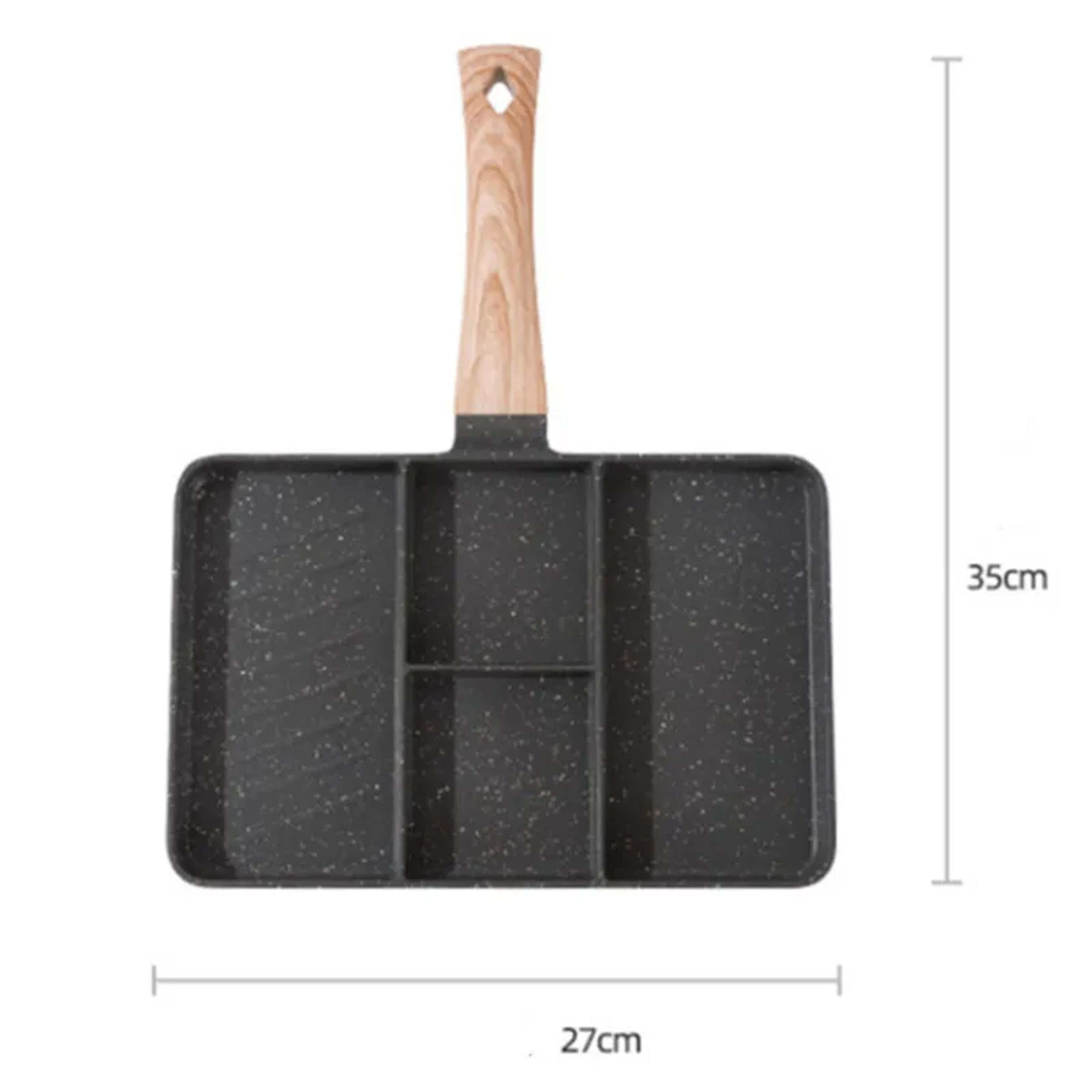 Non-Sticky Steak Frying Pan, Omelet Breakfast Pans for Gas Induction Cooker – view 7