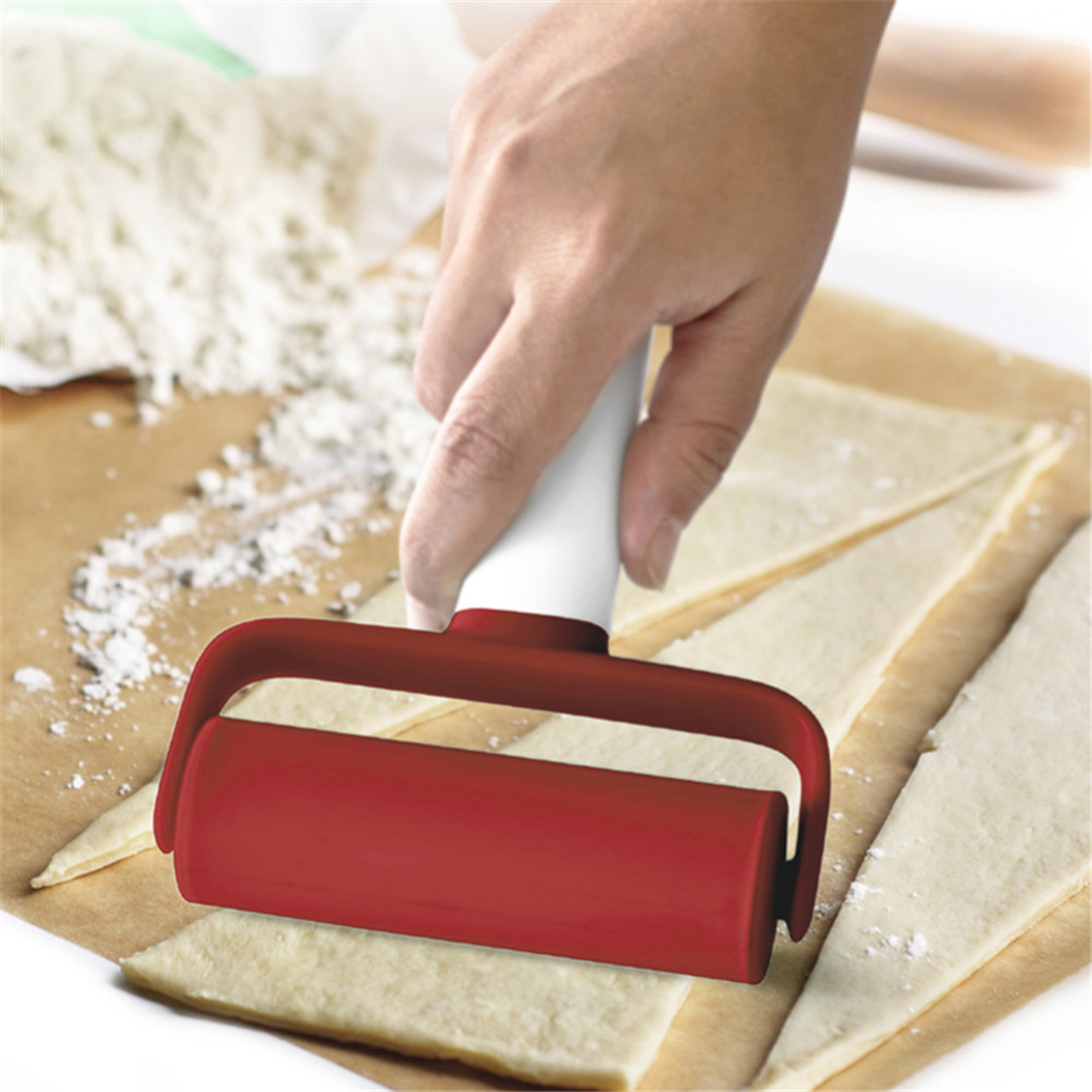 Portable Handheld Roller With Handle Rectangular Roller Press For Noodles Dumpling Skin Household B 3