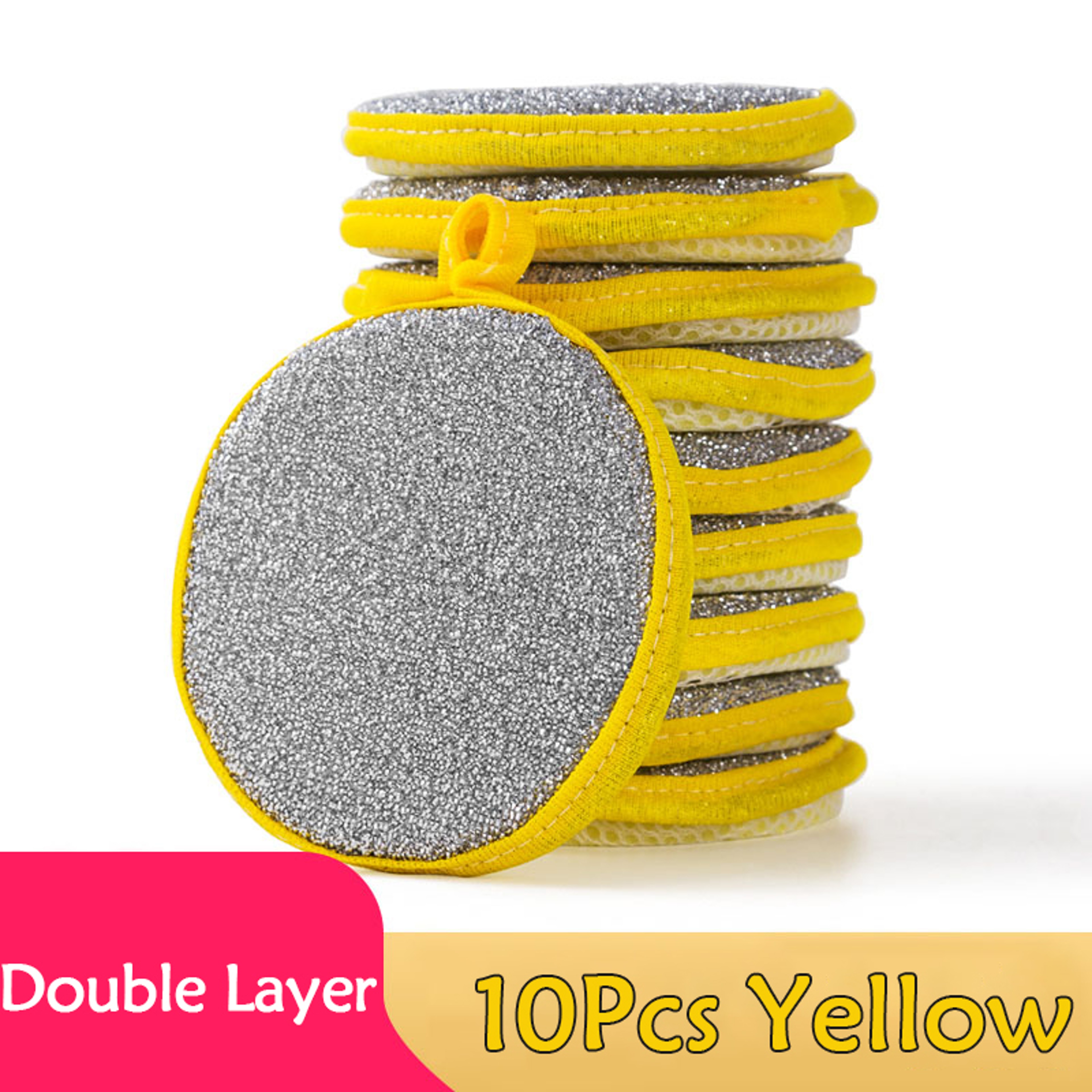 Double Side Dishwashing Sponge Dish Washing Brush Pan Pot Sponges Household Cleaning 4