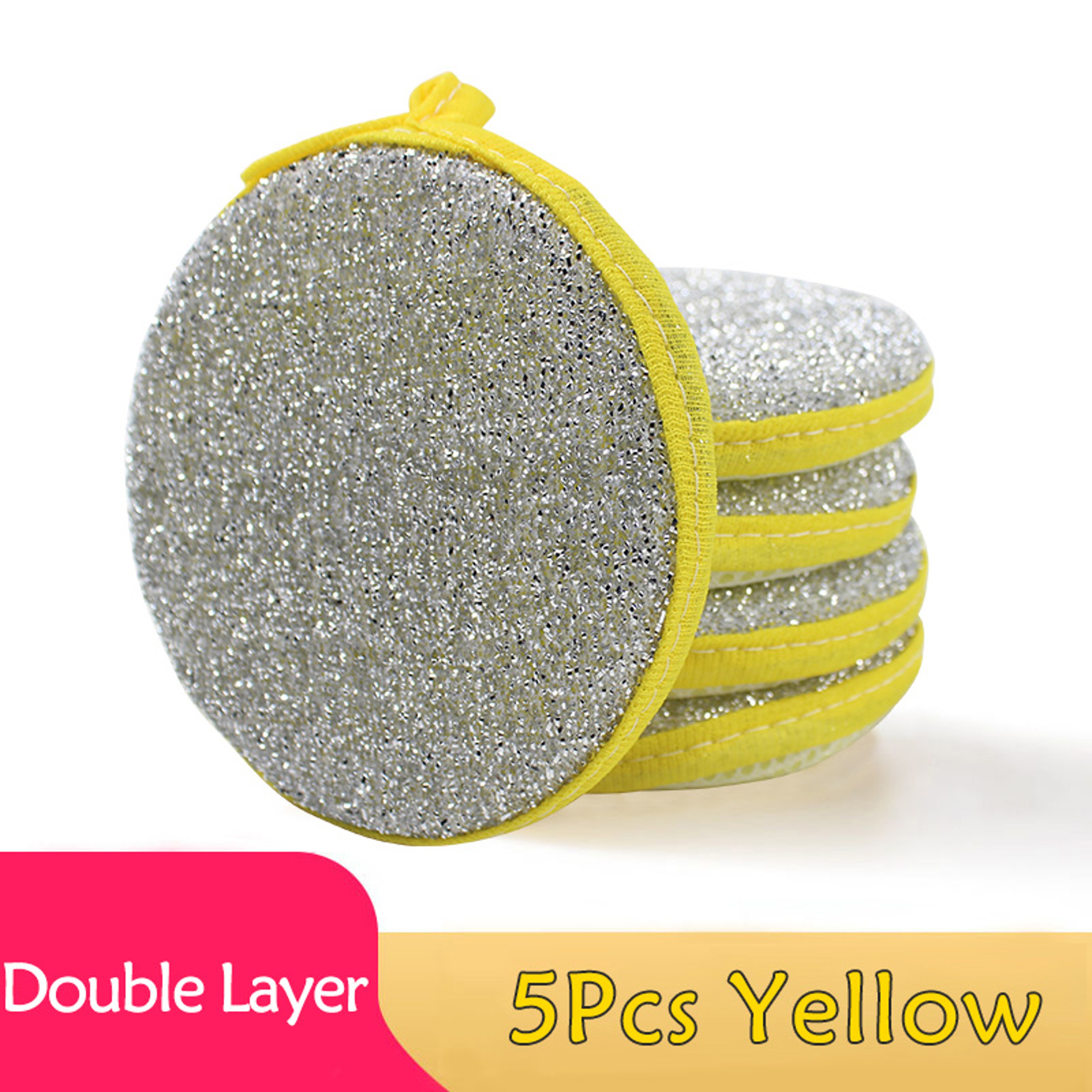 Double Side Dishwashing Sponge Dish Washing Brush Pan Pot Sponges Household Cleaning 3
