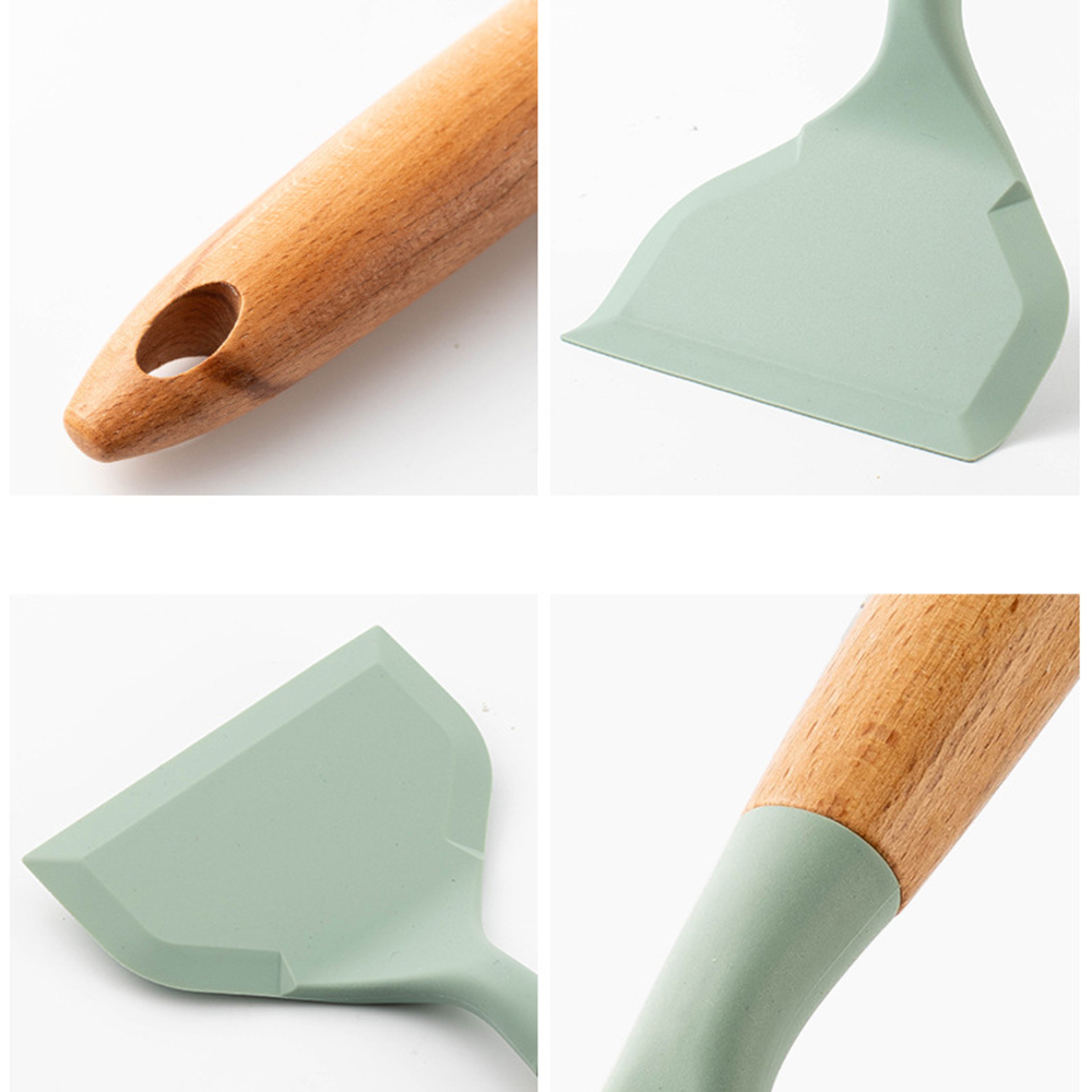 Non-Stick Silicone Spatula for Kitchen, Scraper for Cooking Beef Meat, Egg, Pizza Shovel, Kitchenware Utensils – view 5