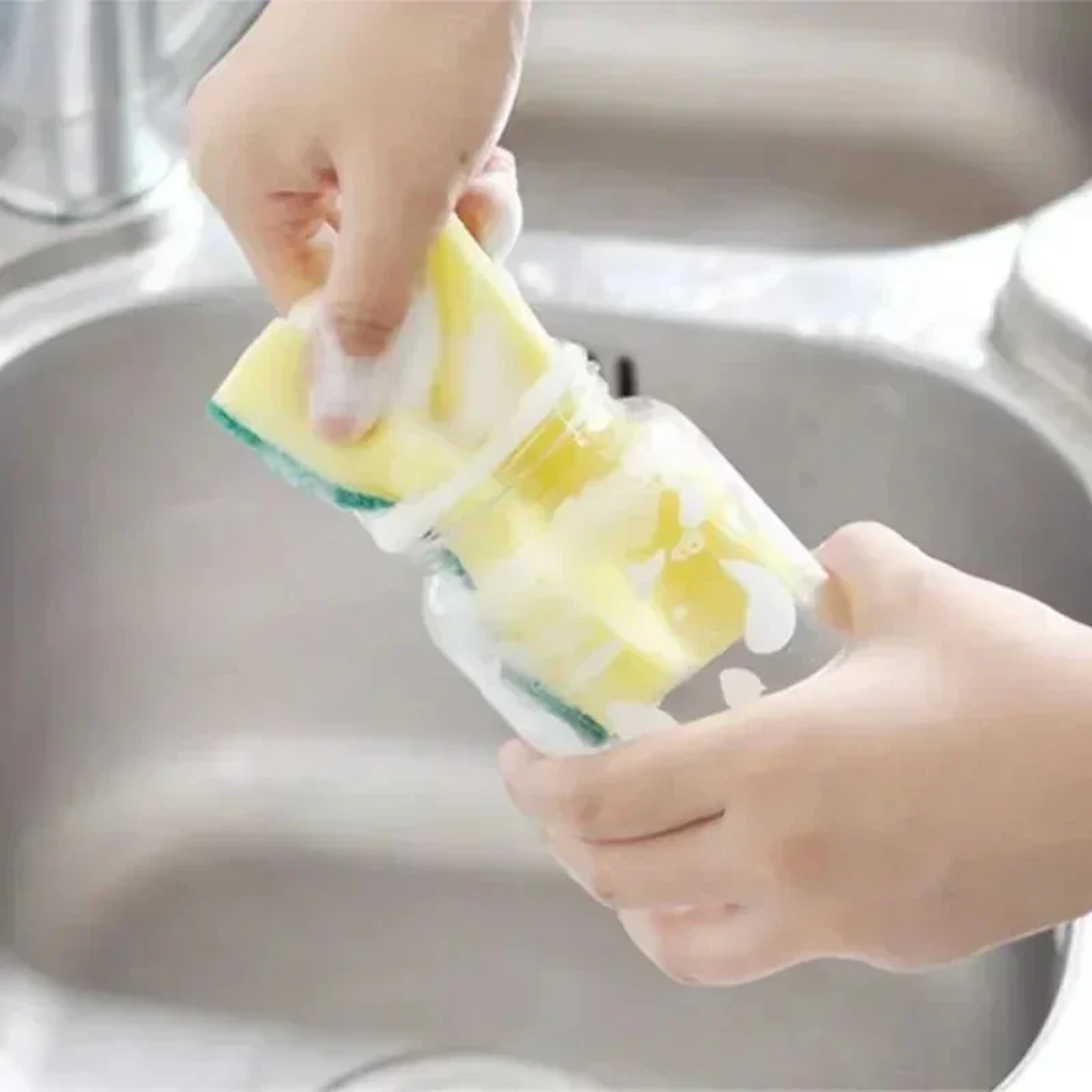 Magic Cleaning Pot DoubleSided Sponge And Rust Removal Brush Highly Absorbent Kitchen Grease Cleani 0