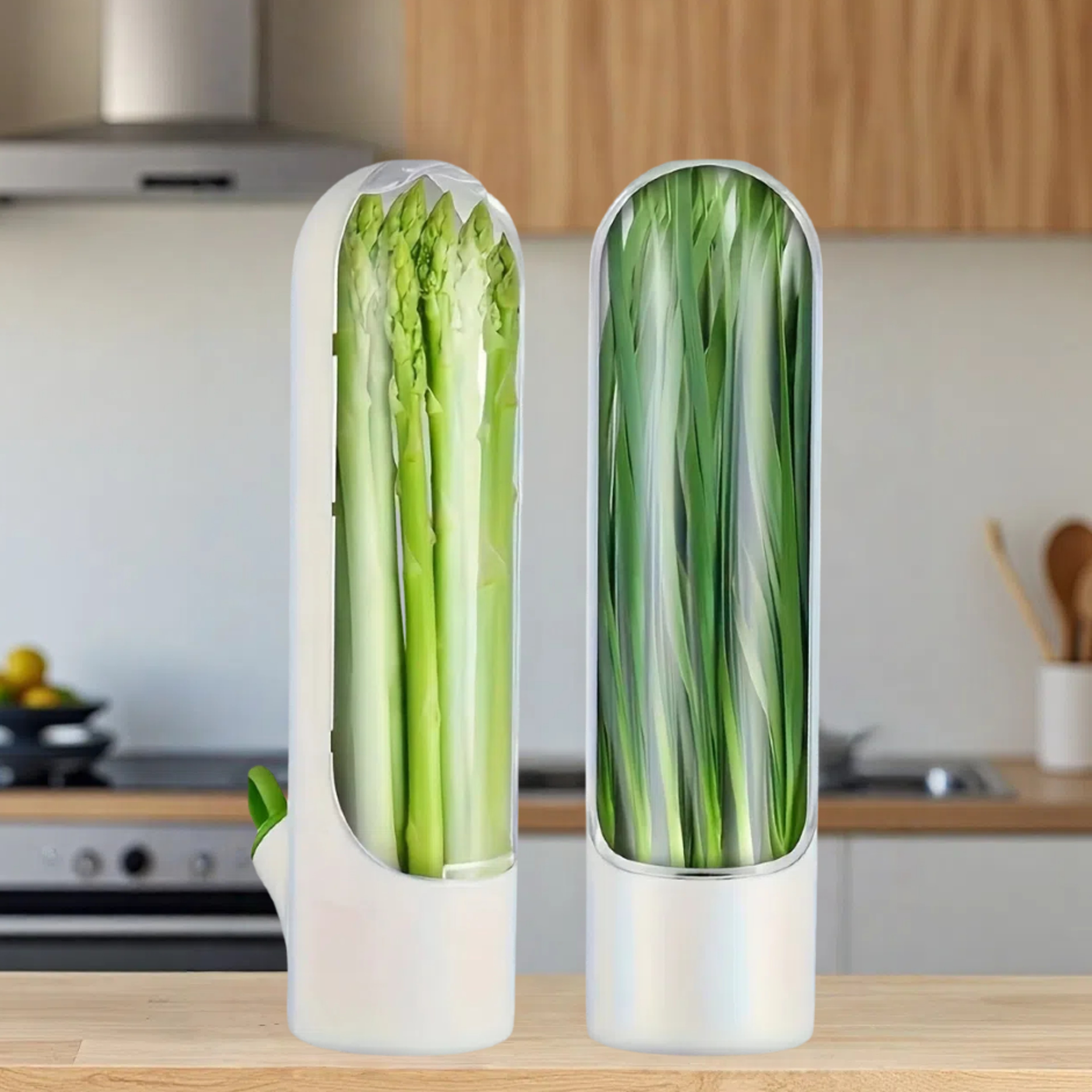 Vegetable Coriander Fresh-Keeping Box Refrigerator Organizer, Mint Parsley Herb Saver – view 1