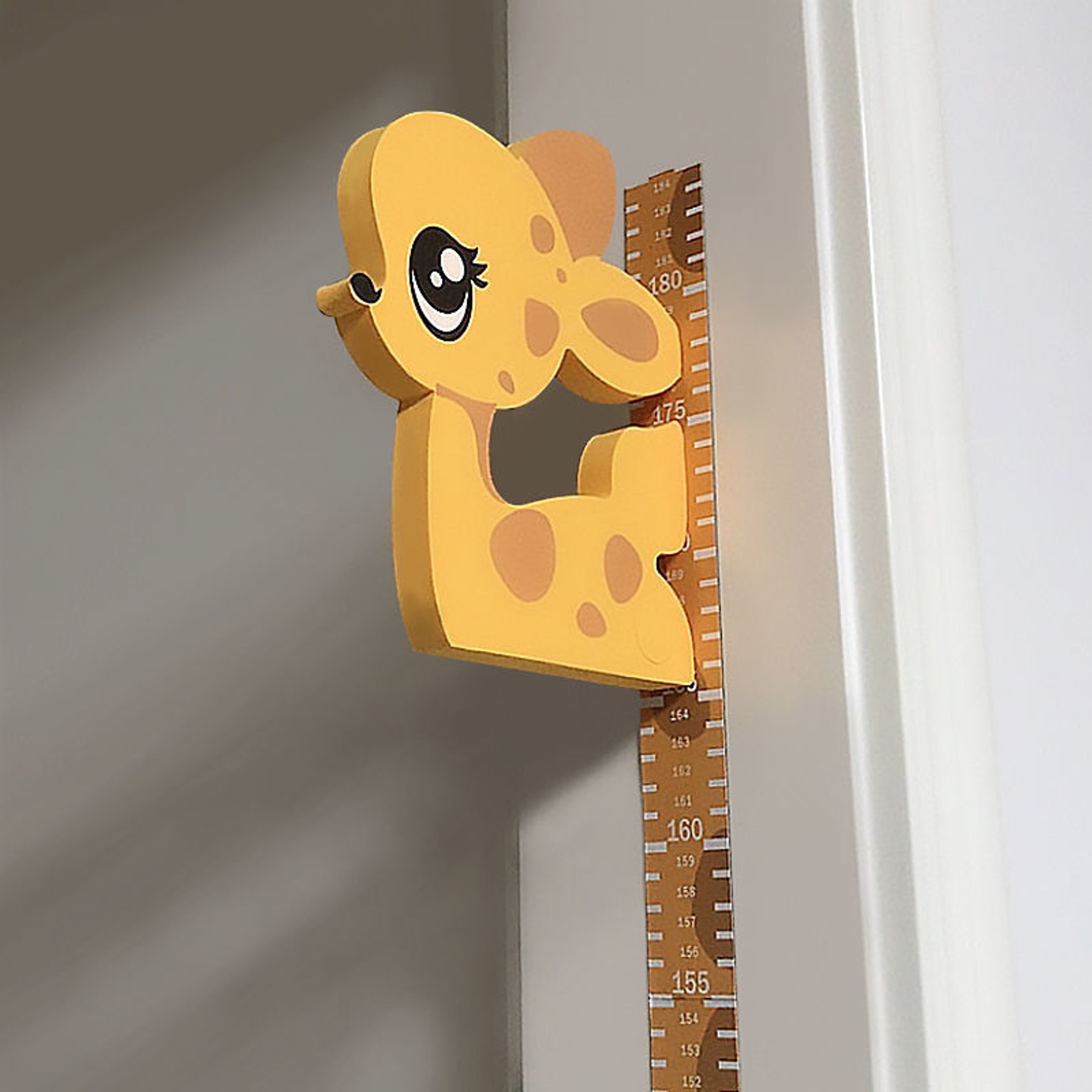Cartoon Height Stickers for Baby, Removable Measuring Ruler for Children's Wall – view 2