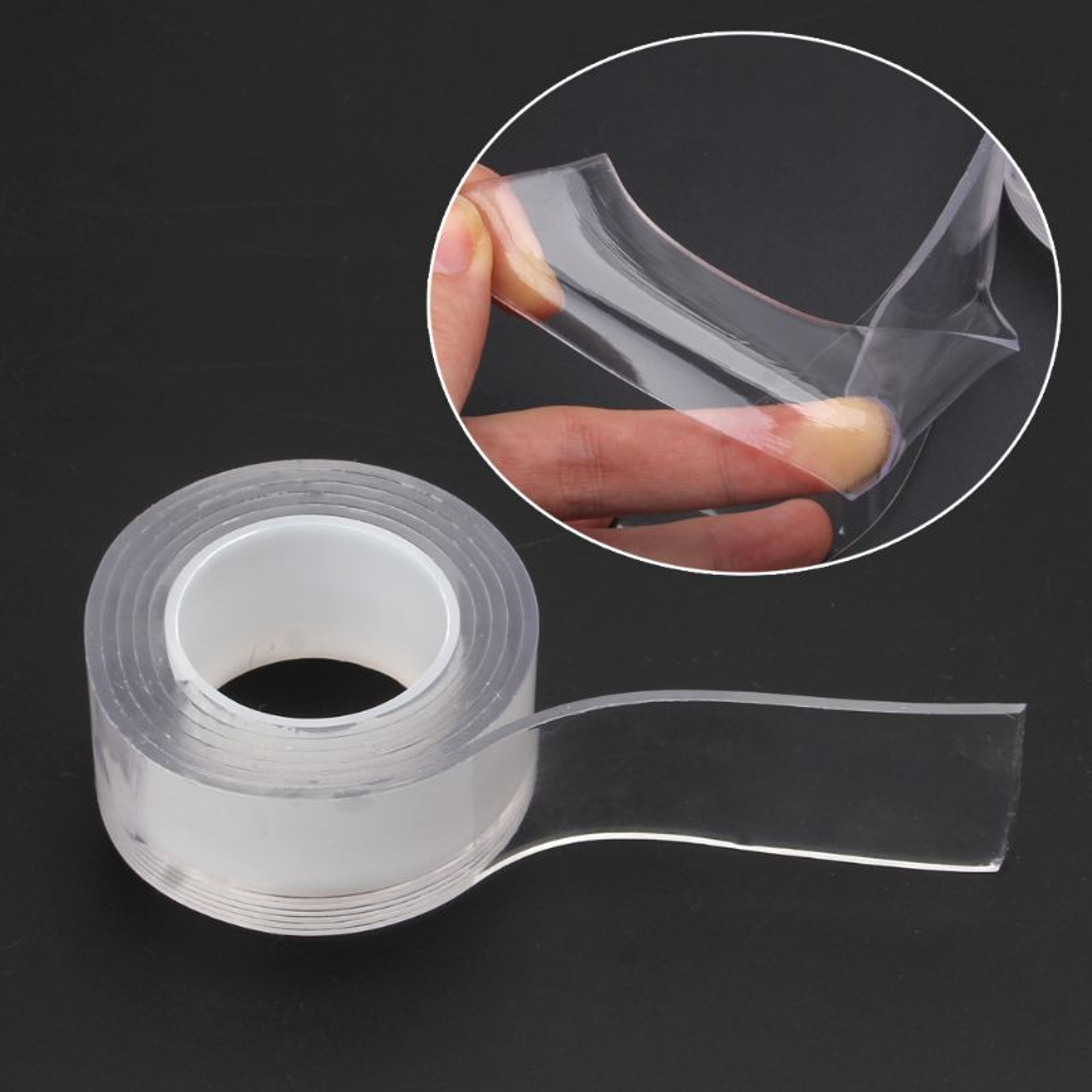 Reusable Adhesive Silicone Tape, Universal Anti-Slip Double-Sided Wall Stickers, Versatile Sticky Tape – view 5