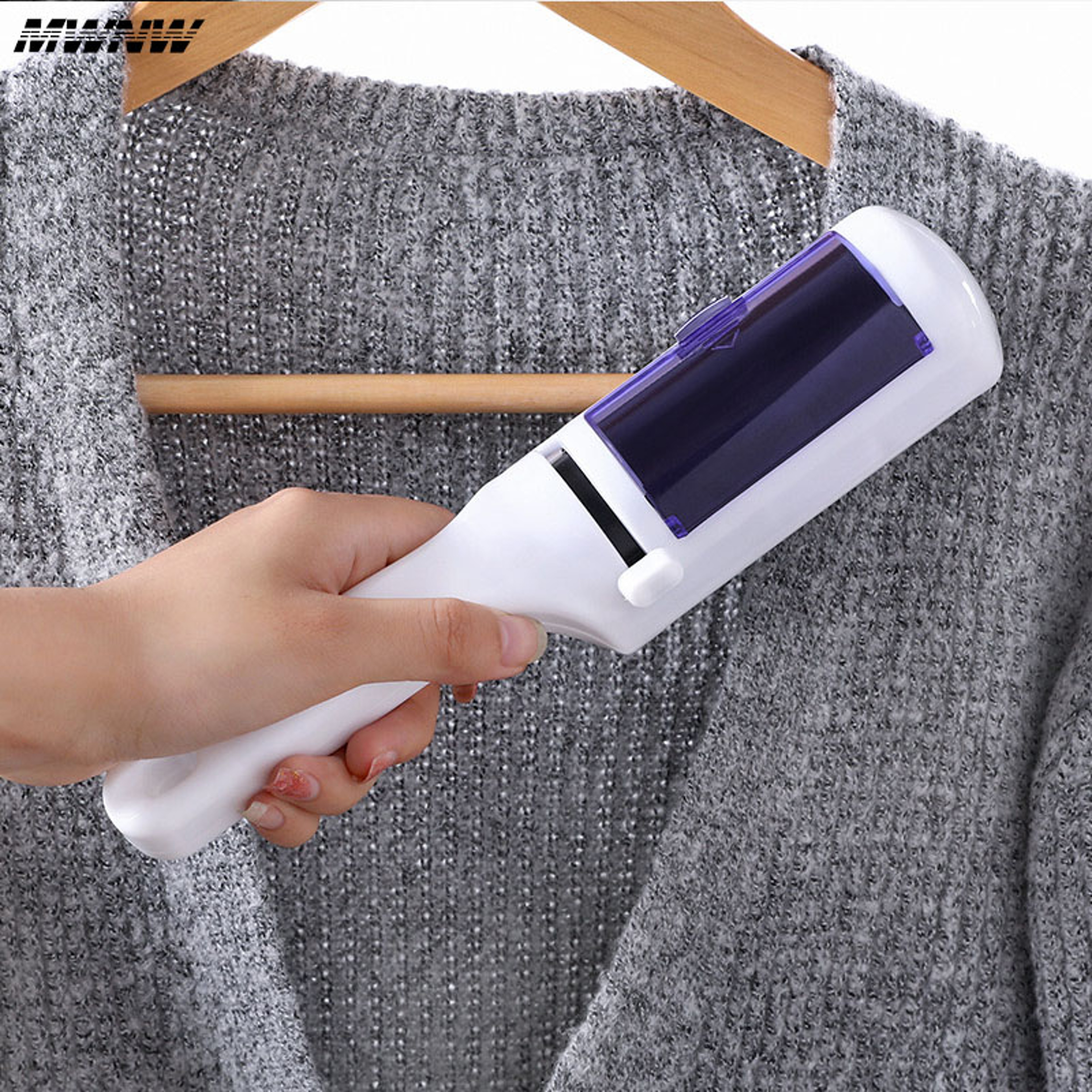 Clothes Lint Remover Electrostatic Brush, Portable Coat Sweater Lint Removal Tool, Pet Sticky Lint Remover – view 5