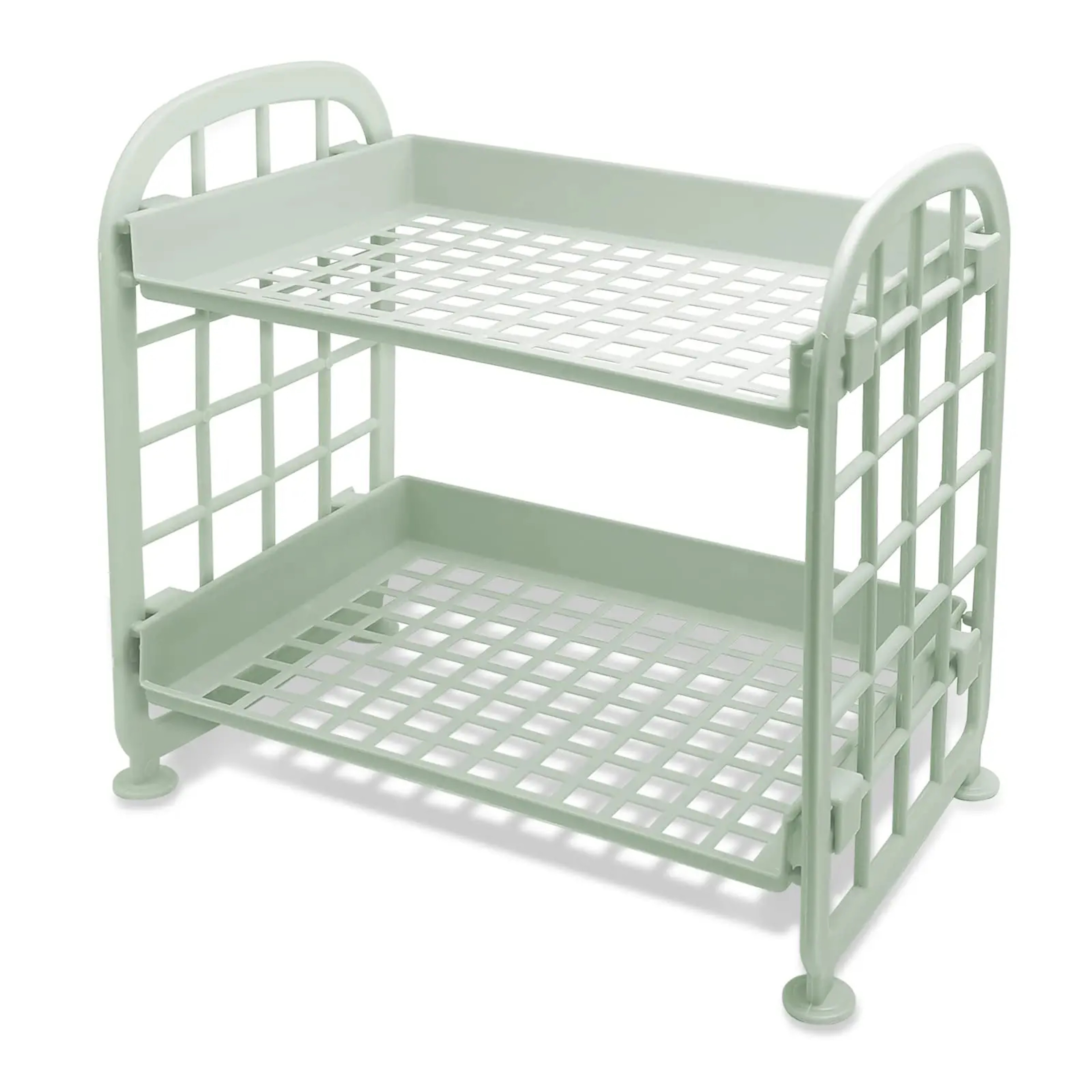 Multifunctional Plastic Shelf Organizer For Makeup Skincare Office Kitchen Bedroom And Bathroom 5