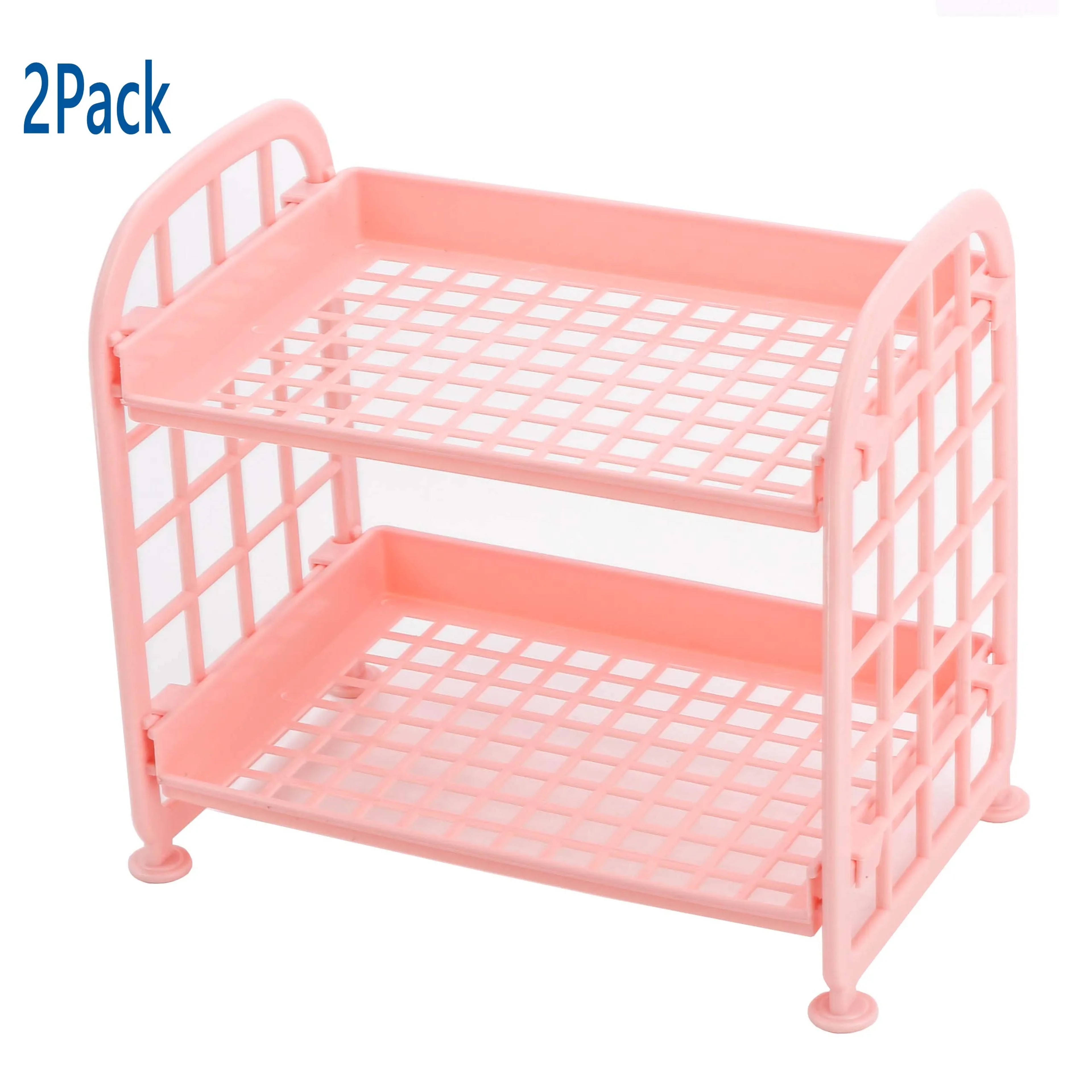 Multifunctional Plastic Shelf Organizer for Makeup, Skincare, Office, Kitchen, Bedroom, and Bathroom – view 12