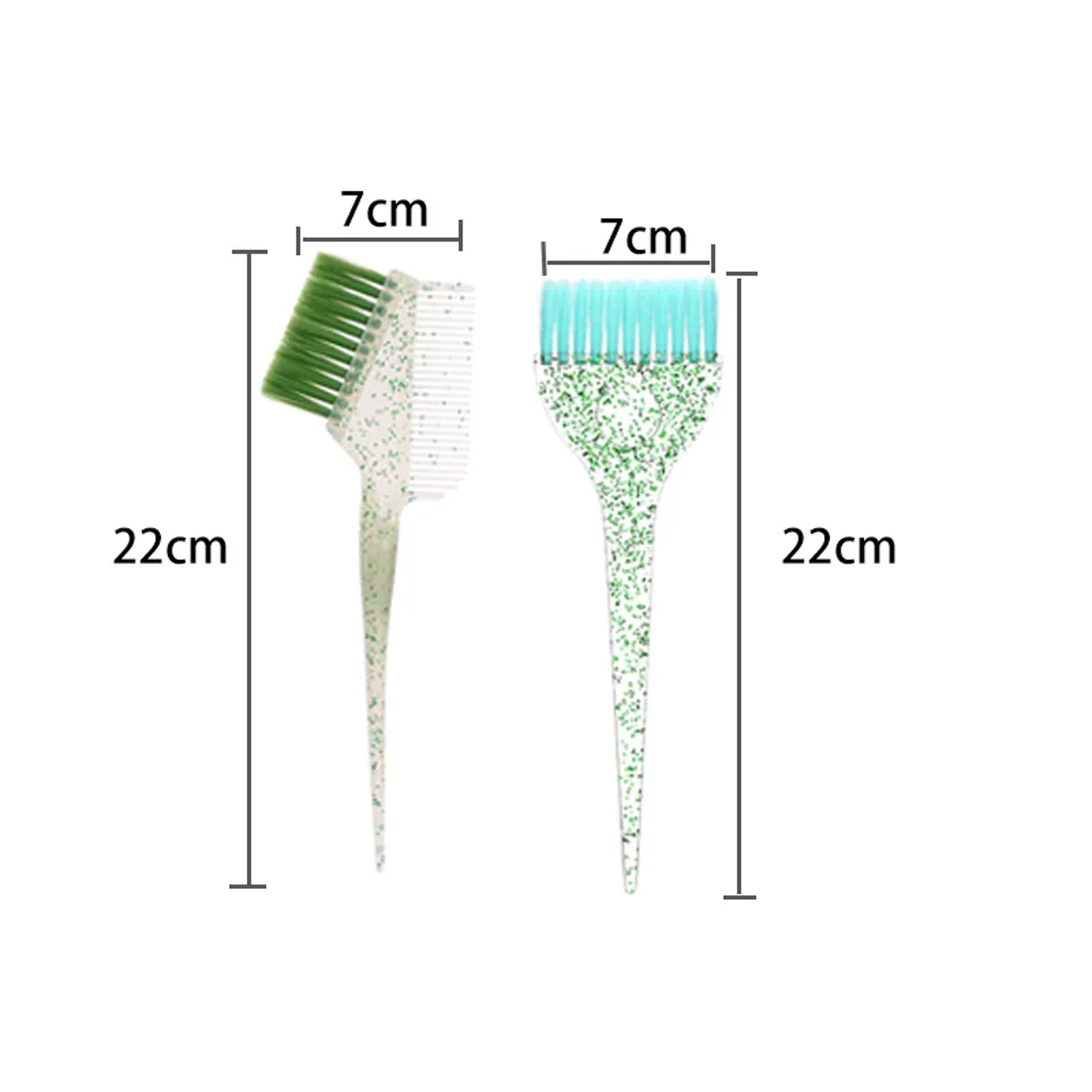 Coloring Hair Dye Brushes, Plastic Easy Clean Mixing Bowl, Home Salon Barber Tinting Brush Hairdressing DIY Haircut – view 6