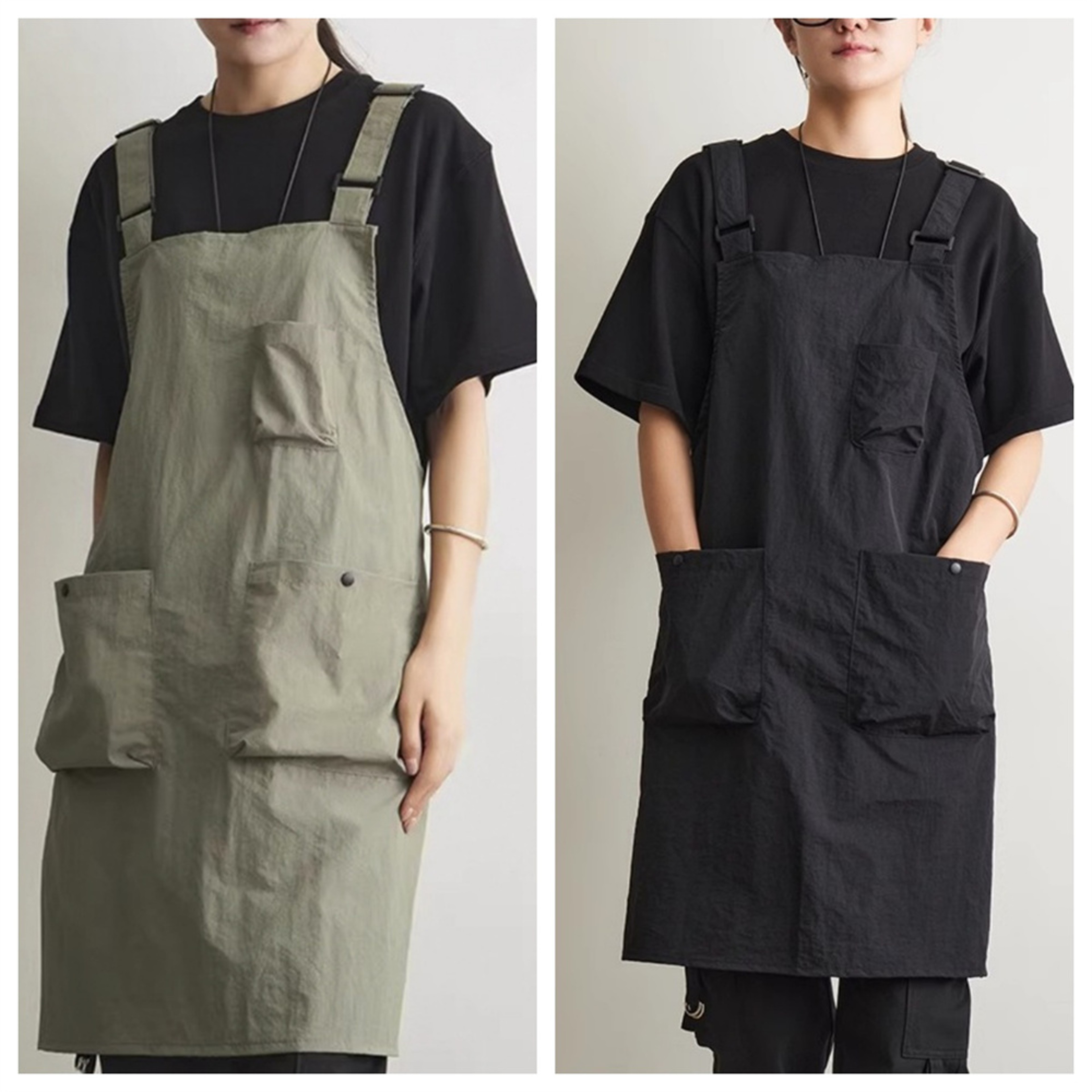 Waterproof Apron for Outdoor Barber, Coffee Shop, Unisex Kitchen Workwear Apron – view 1