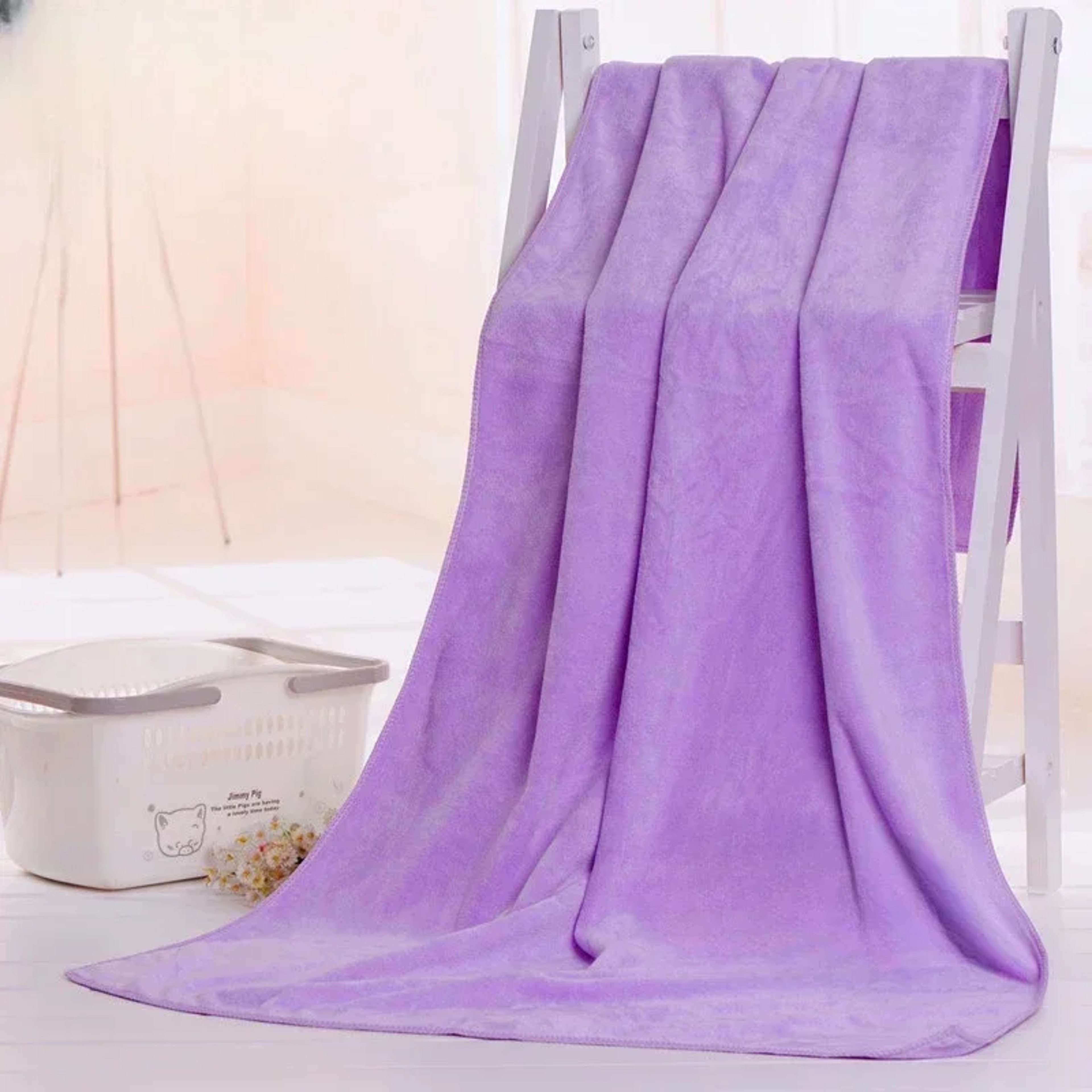 Large Microfibre Bath Towel, Comfortable Beach Towel, Fast Drying, Water Absorbent, Breathable Towel – view 15