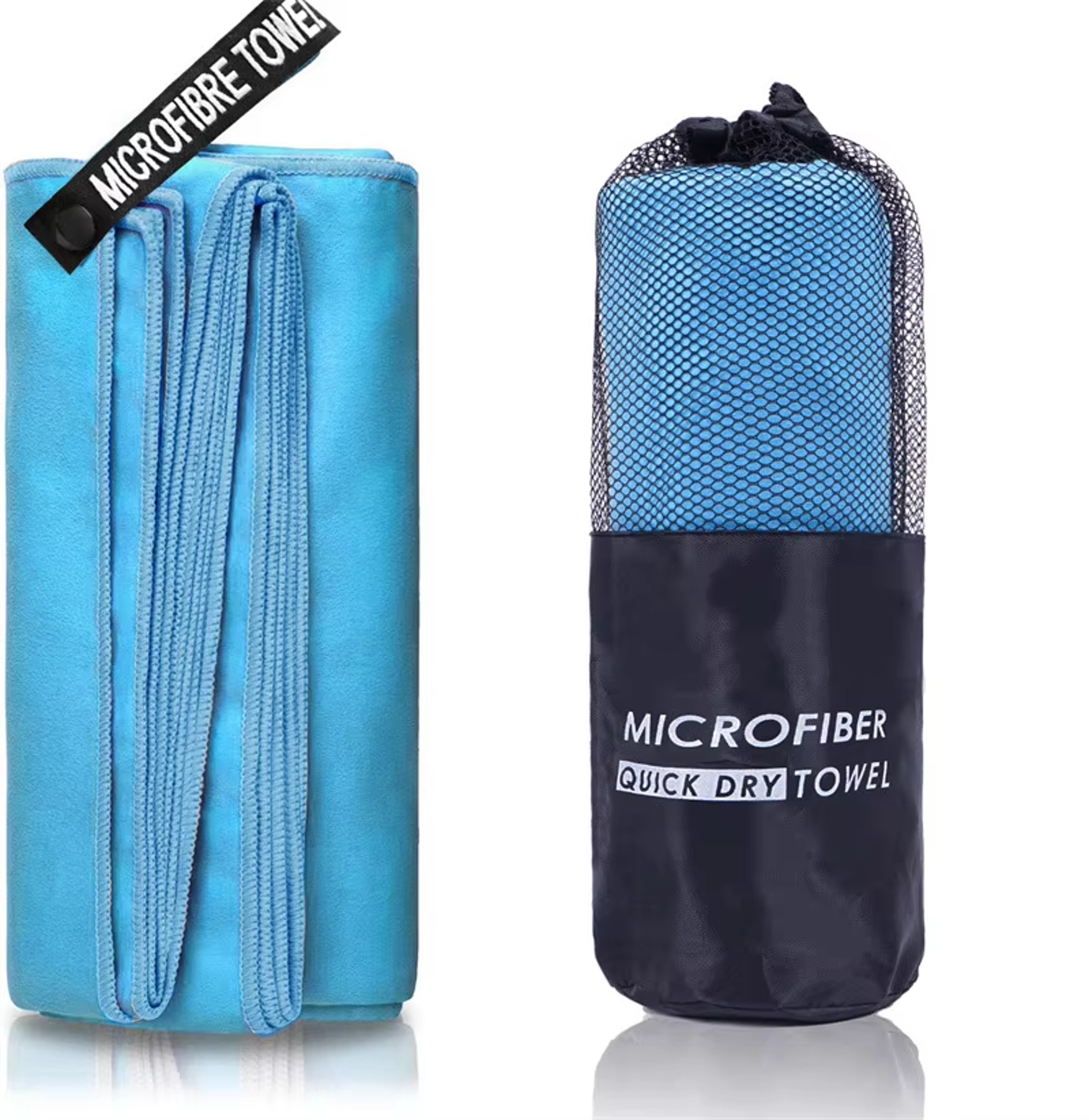 Absorbent Microfiber Bath Towel, Quick-Drying, Strong Absorbent Microfiber – view 7