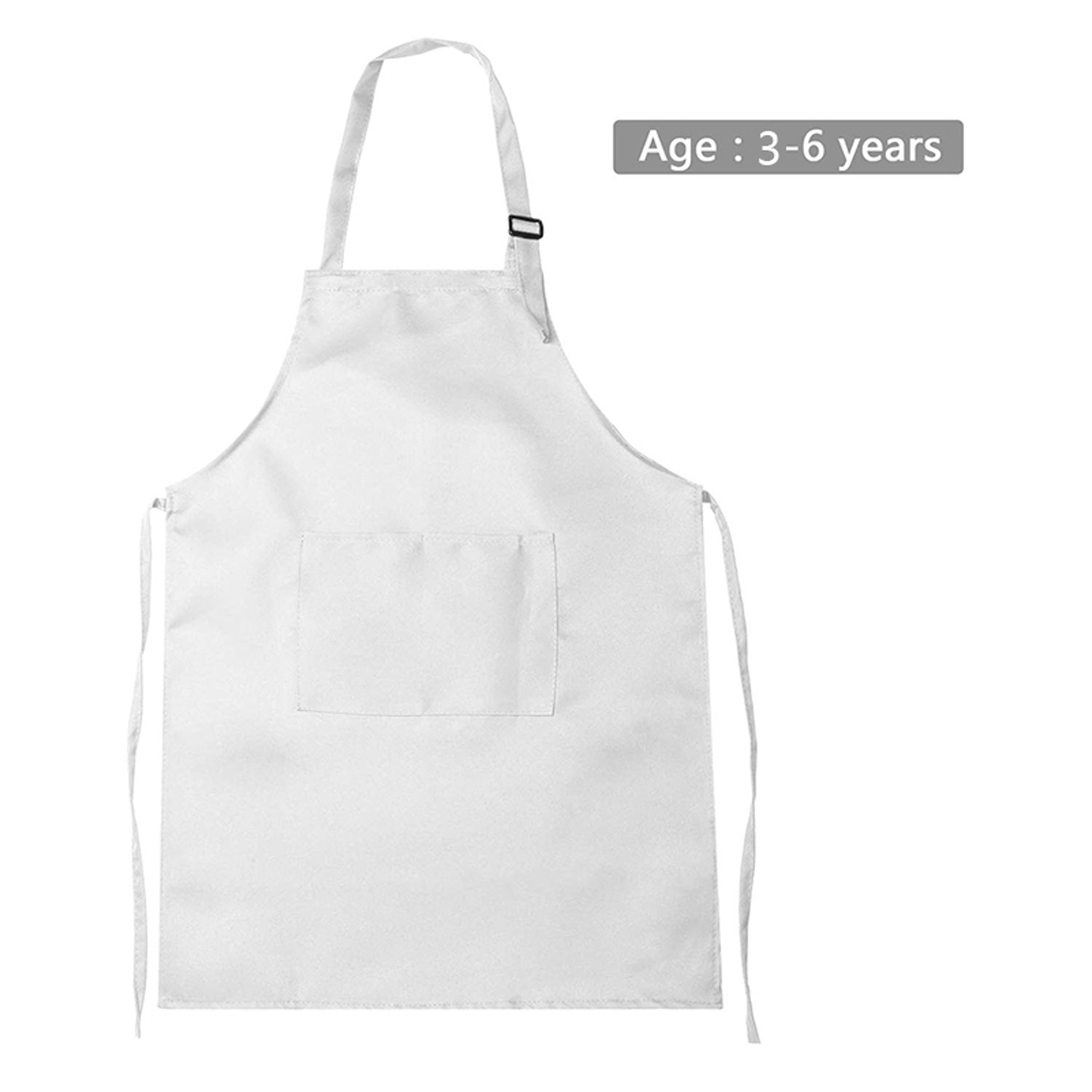 Adjustable Childrens Kitchen Apron With Chef Hat Set Perfect For Cooking And Painting 3