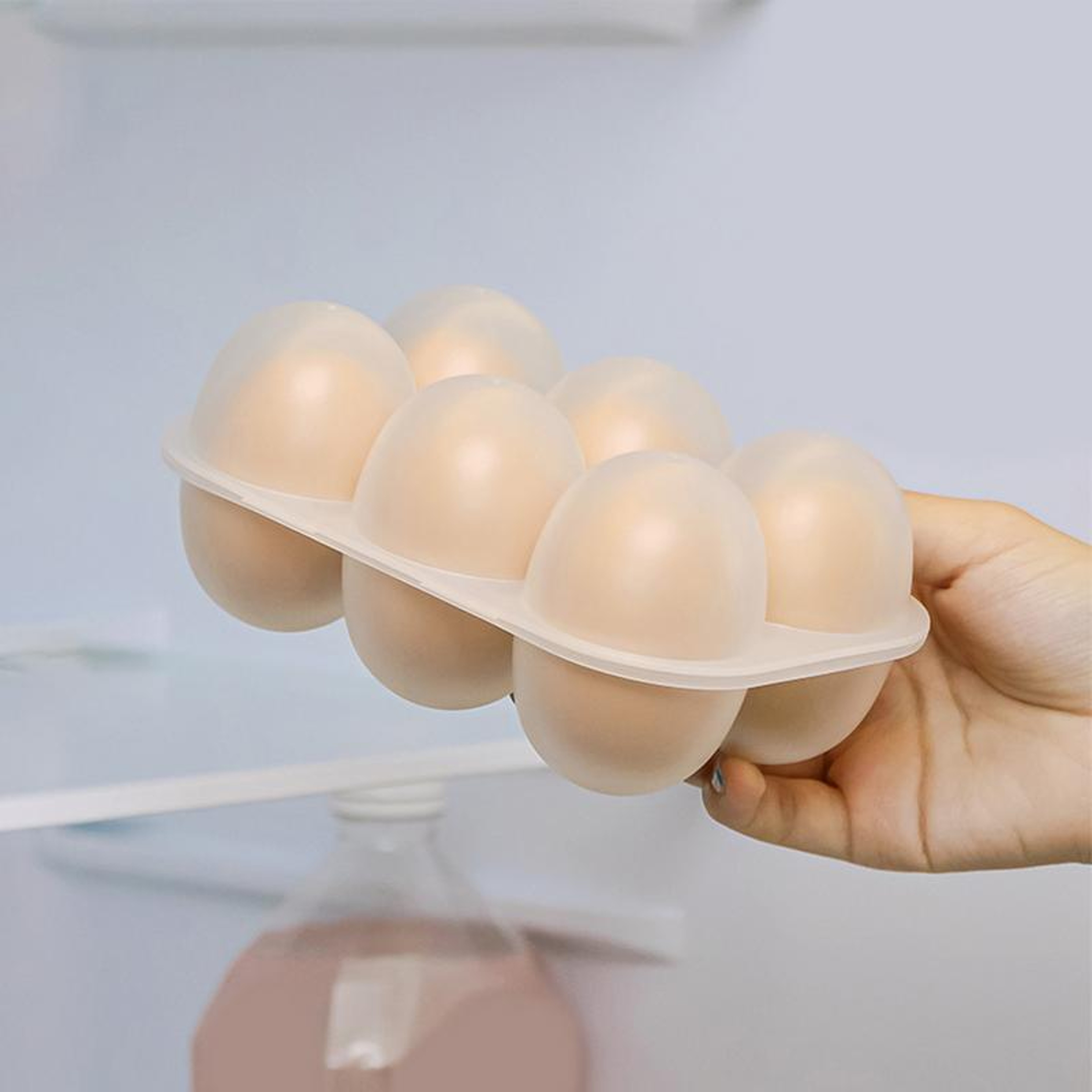Eggs Holder Eggs Storage Container With Fixed Handle Plastic Eggs Storage Box For Outdoor Camping E 3