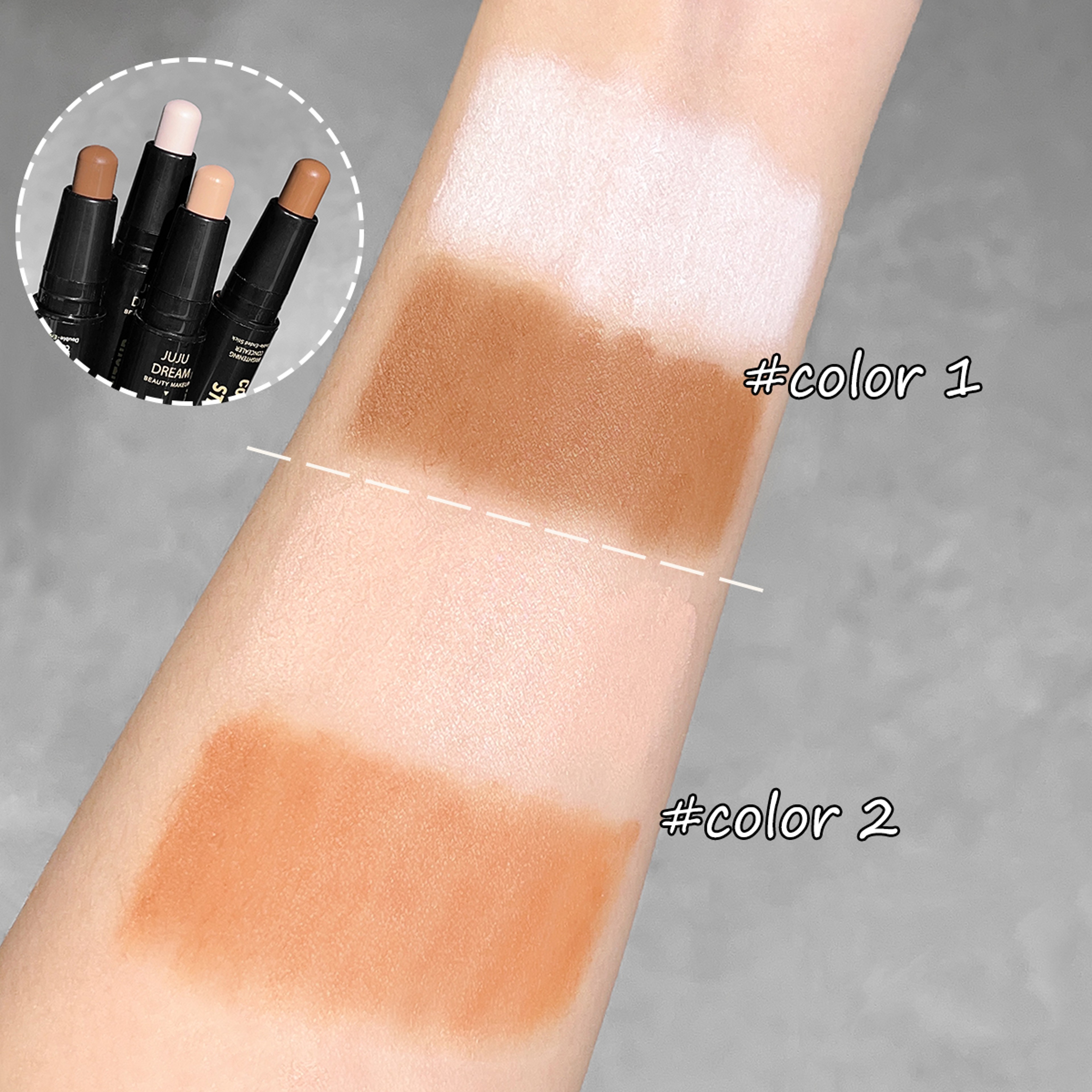 DualPurpose Contour Stick For Nose And Facial Sculpting Highlighter And Trimming Tool 8
