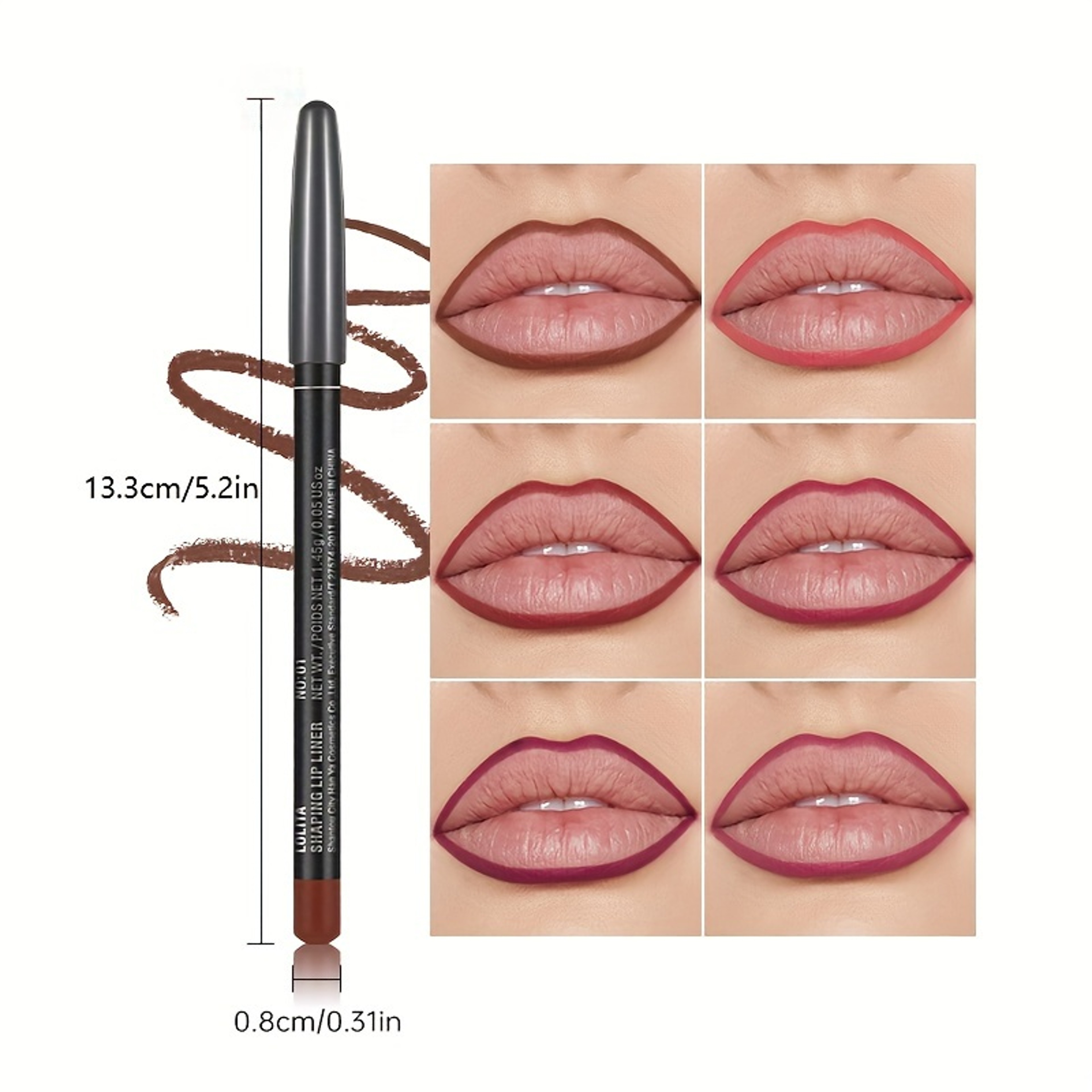 Luxury Matte Lip Liner Long-Lasting, Smooth Application for Perfect Outline Filling – view 5