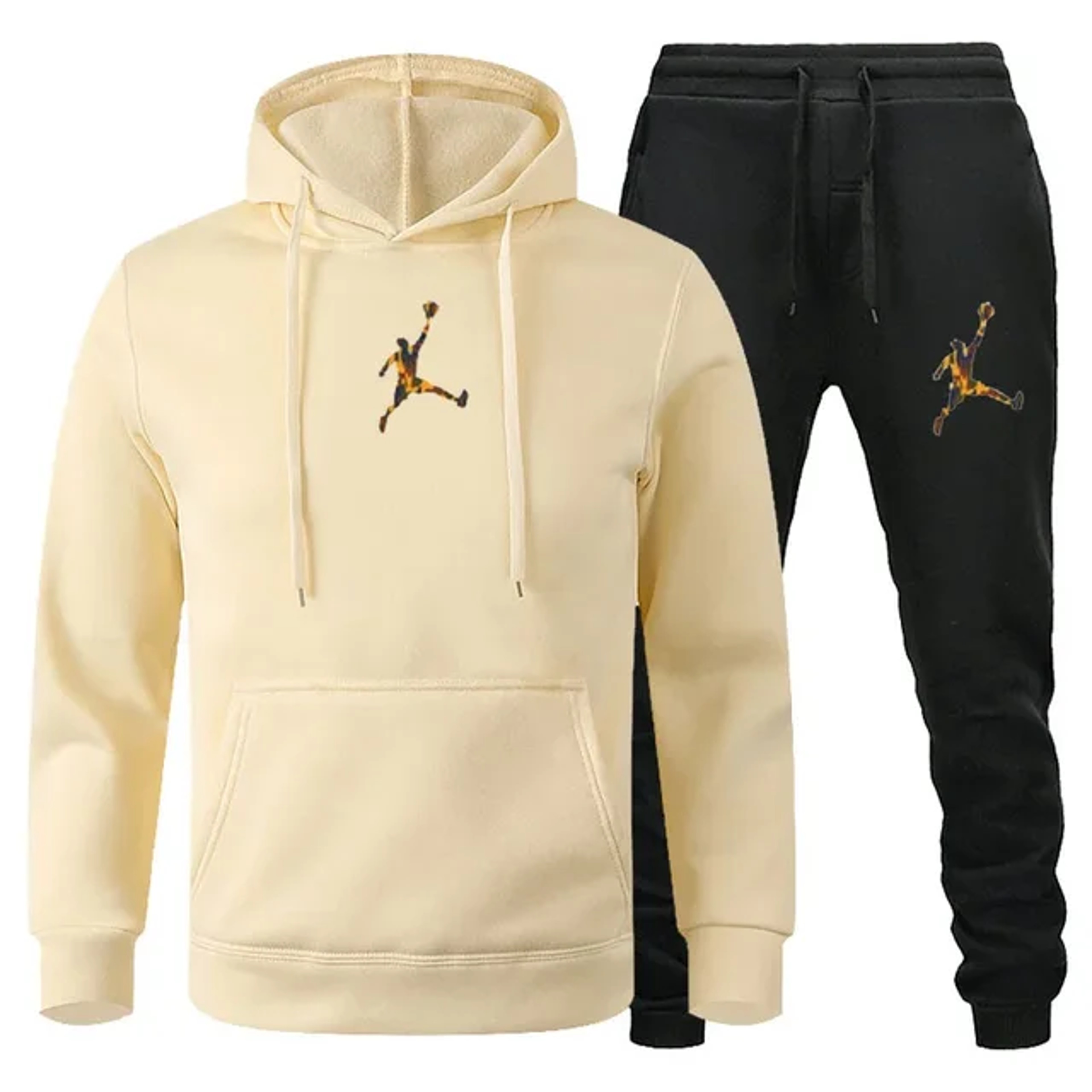 Jogging Fitness Sportswear Set Long for Men, Sleeve Sweatshirt & Casual Pants 2-Piece Set – view 7